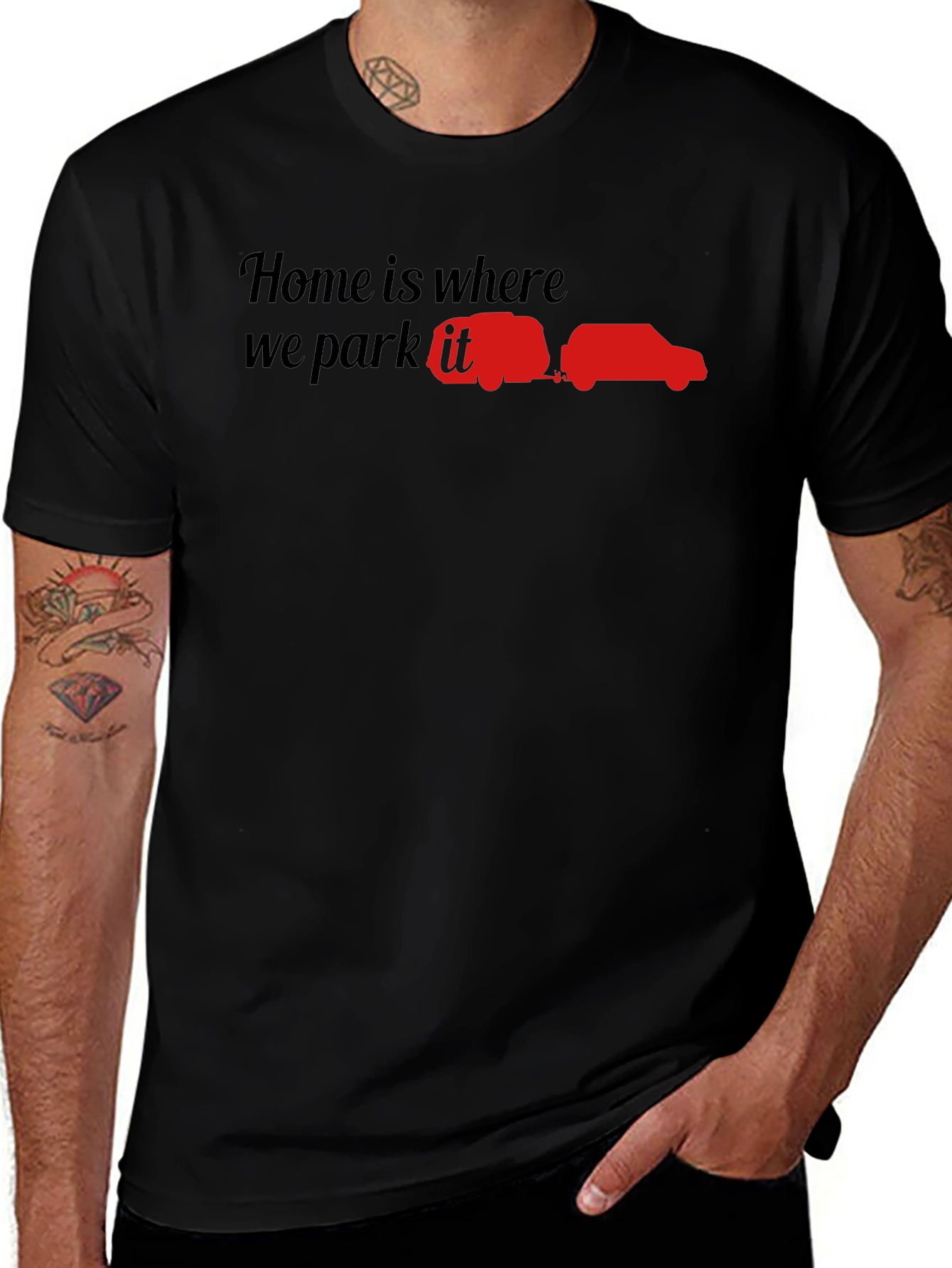 Home is Where You Park It - Camping T-Shirt