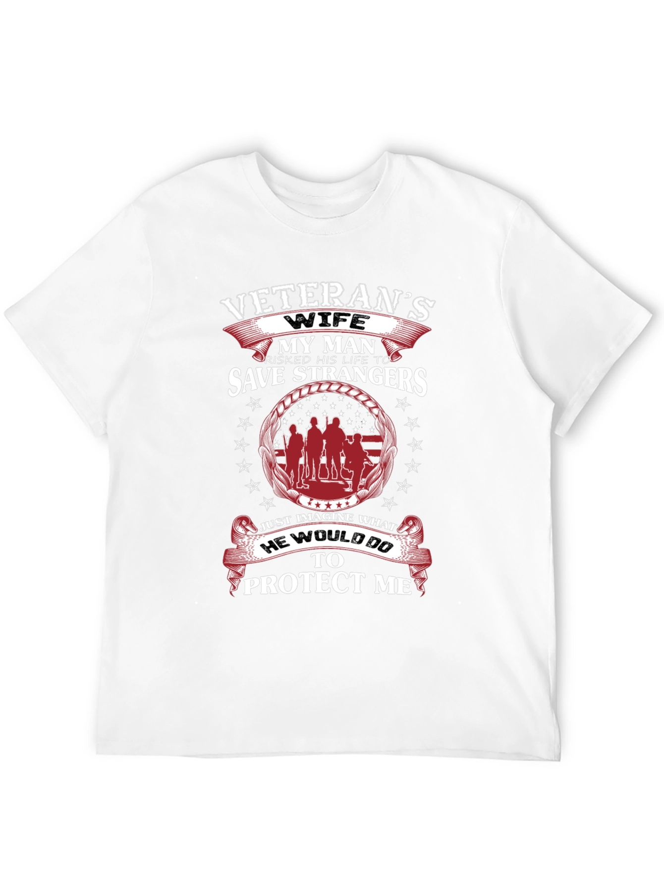 Veterans Wife T-Shirt - Support Our Heroes!