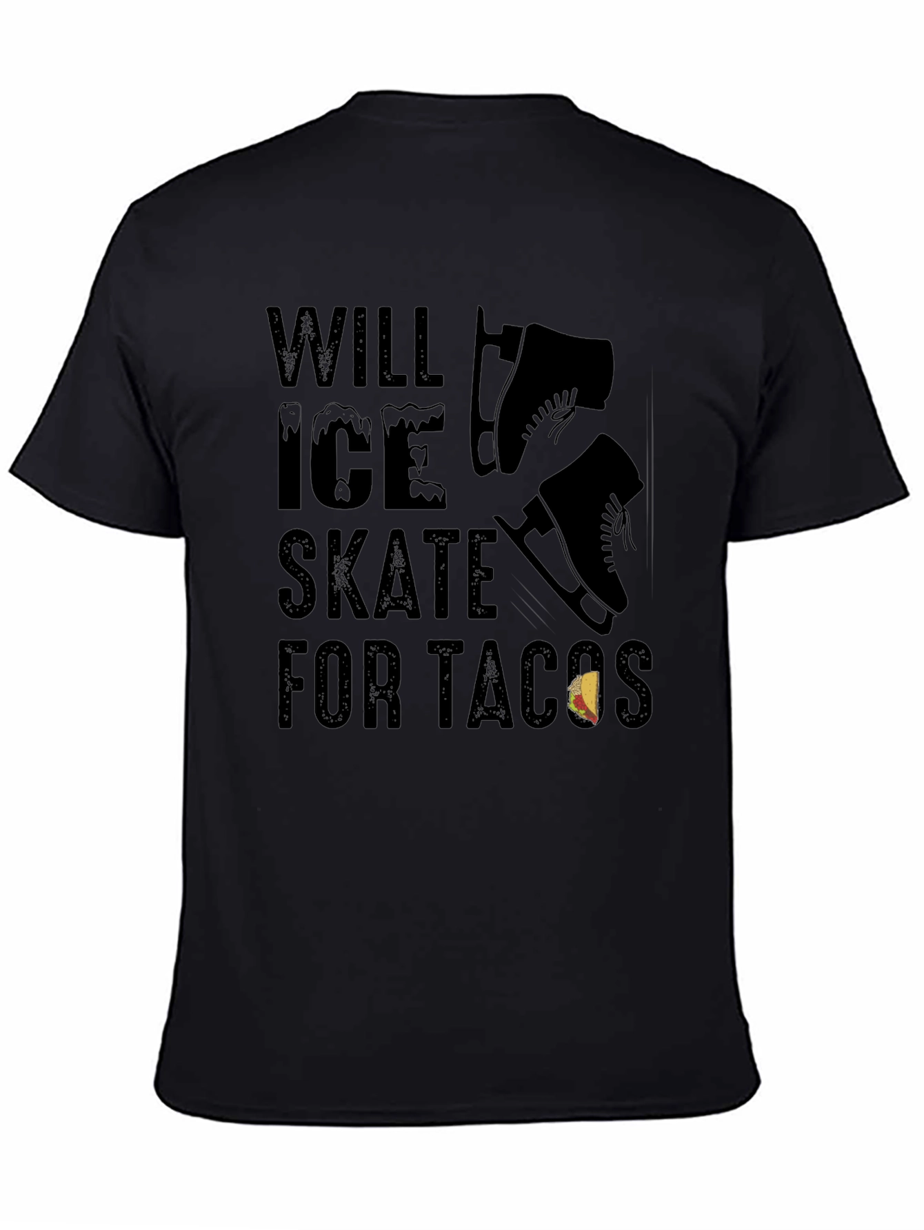 Will Ice Skate for Tacos Graphic Tee