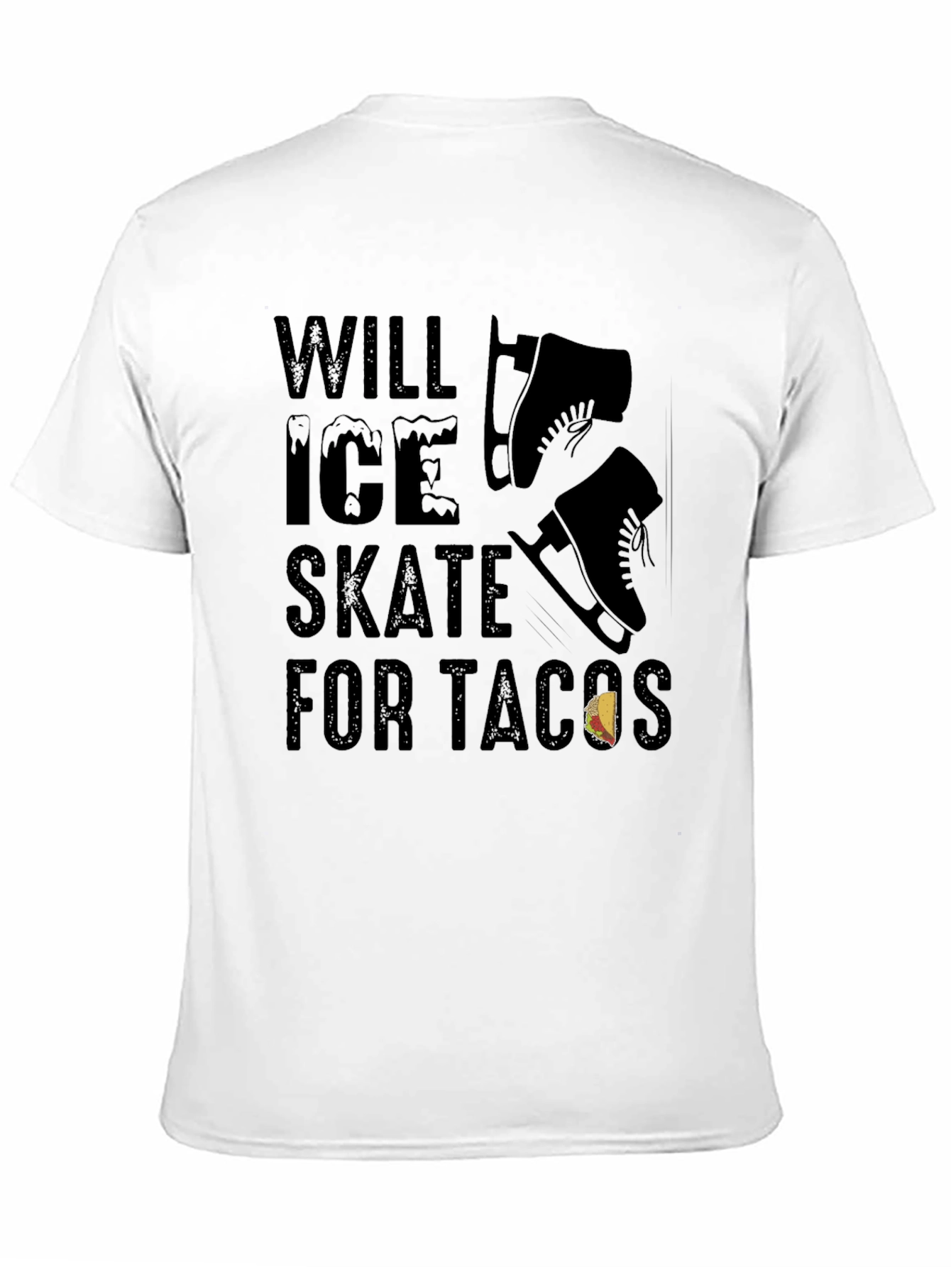 Will Ice Skate for Tacos Graphic Tee