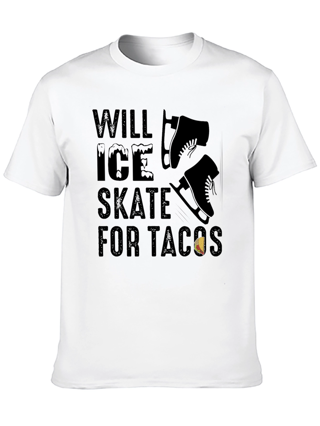 Will Ice Skate for Tacos Graphic Tee