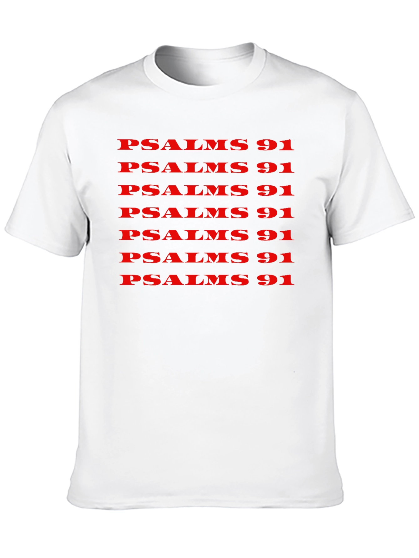 Psalms 91 Graphic Print T-Shirt