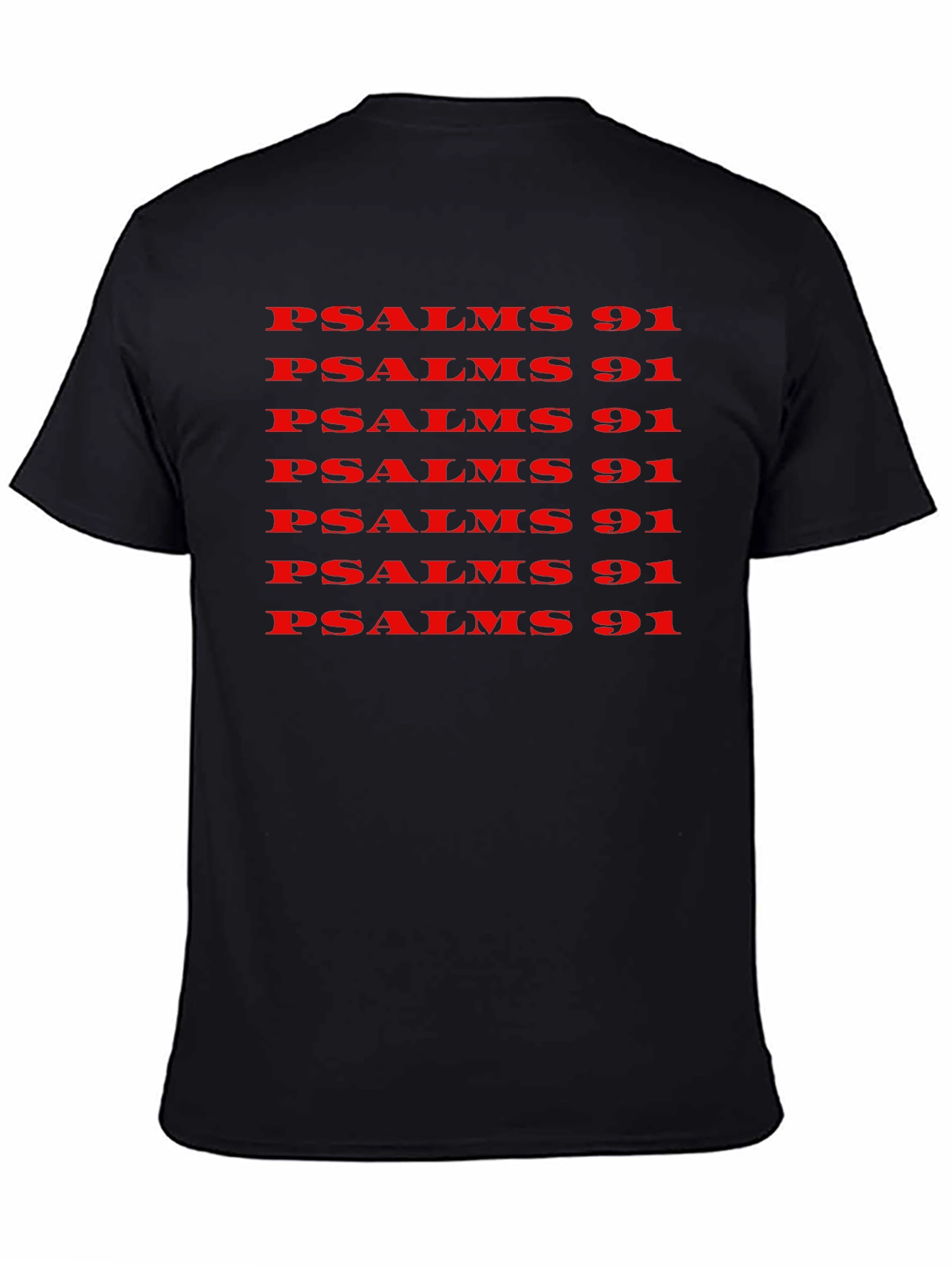 Psalms 91 Graphic Print T-Shirt