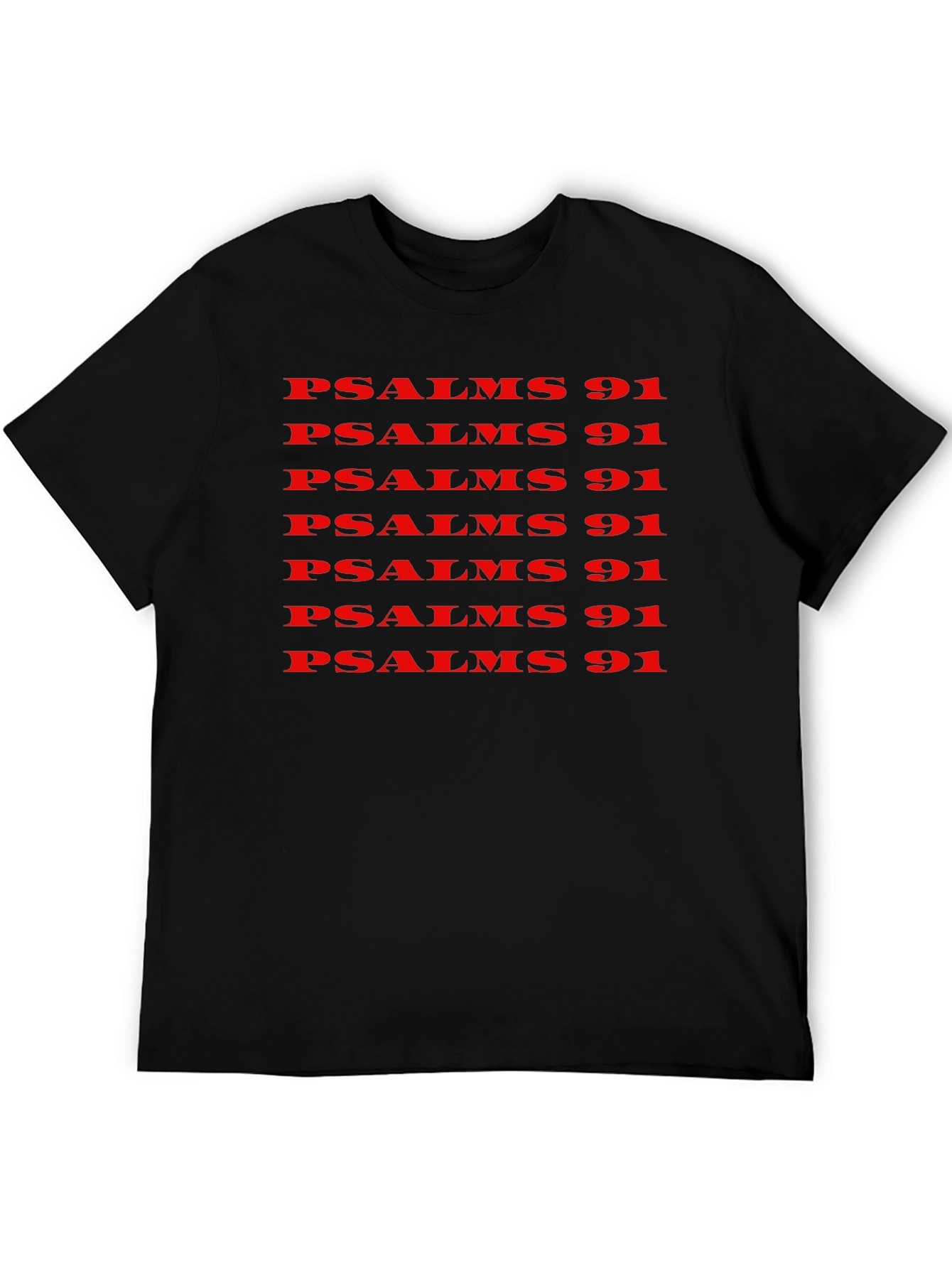 Psalms 91 Graphic Print T-Shirt