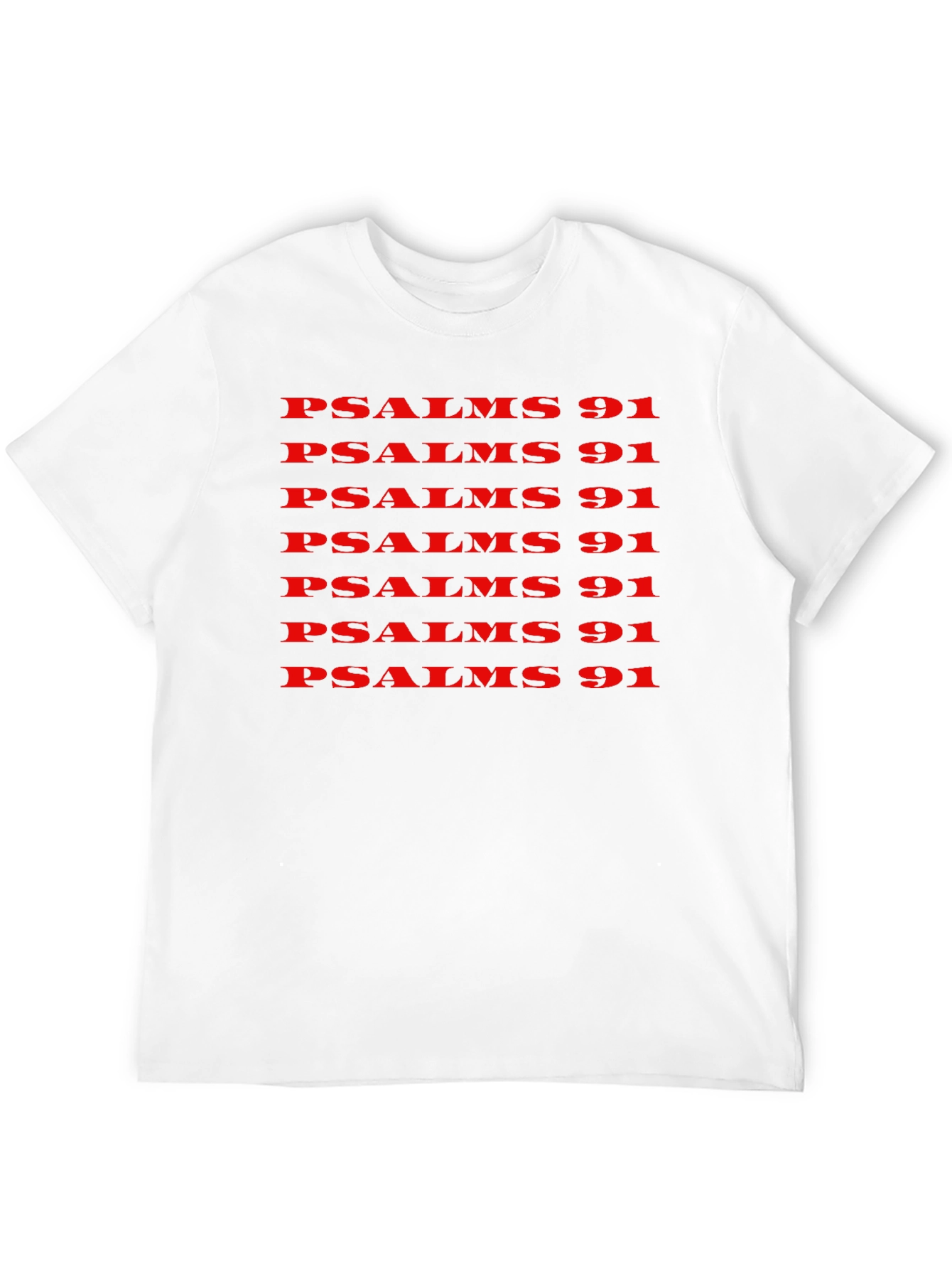 Psalms 91 Graphic Print T-Shirt
