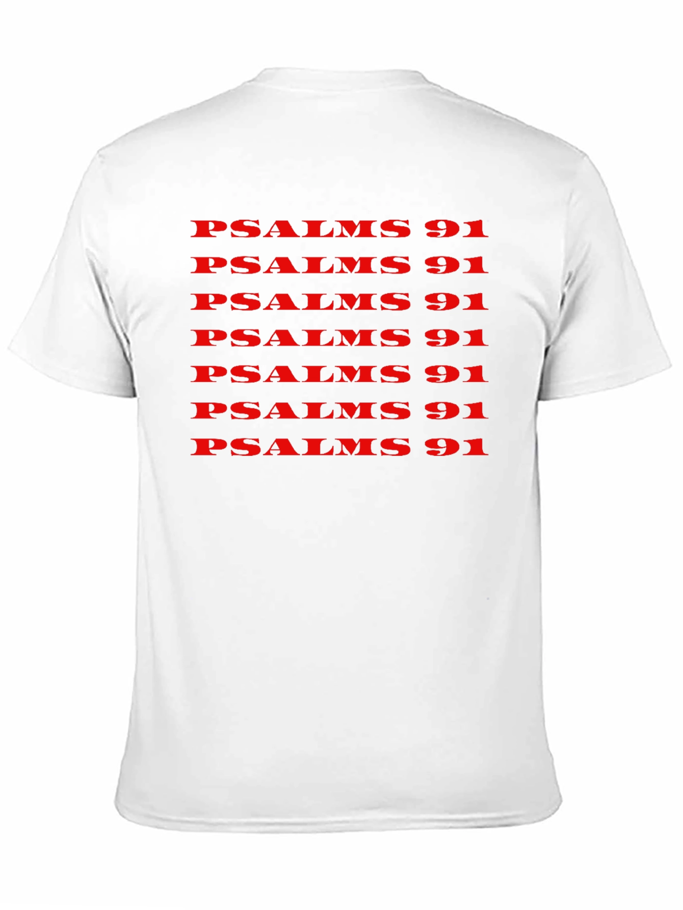 Psalms 91 Graphic Print T-Shirt