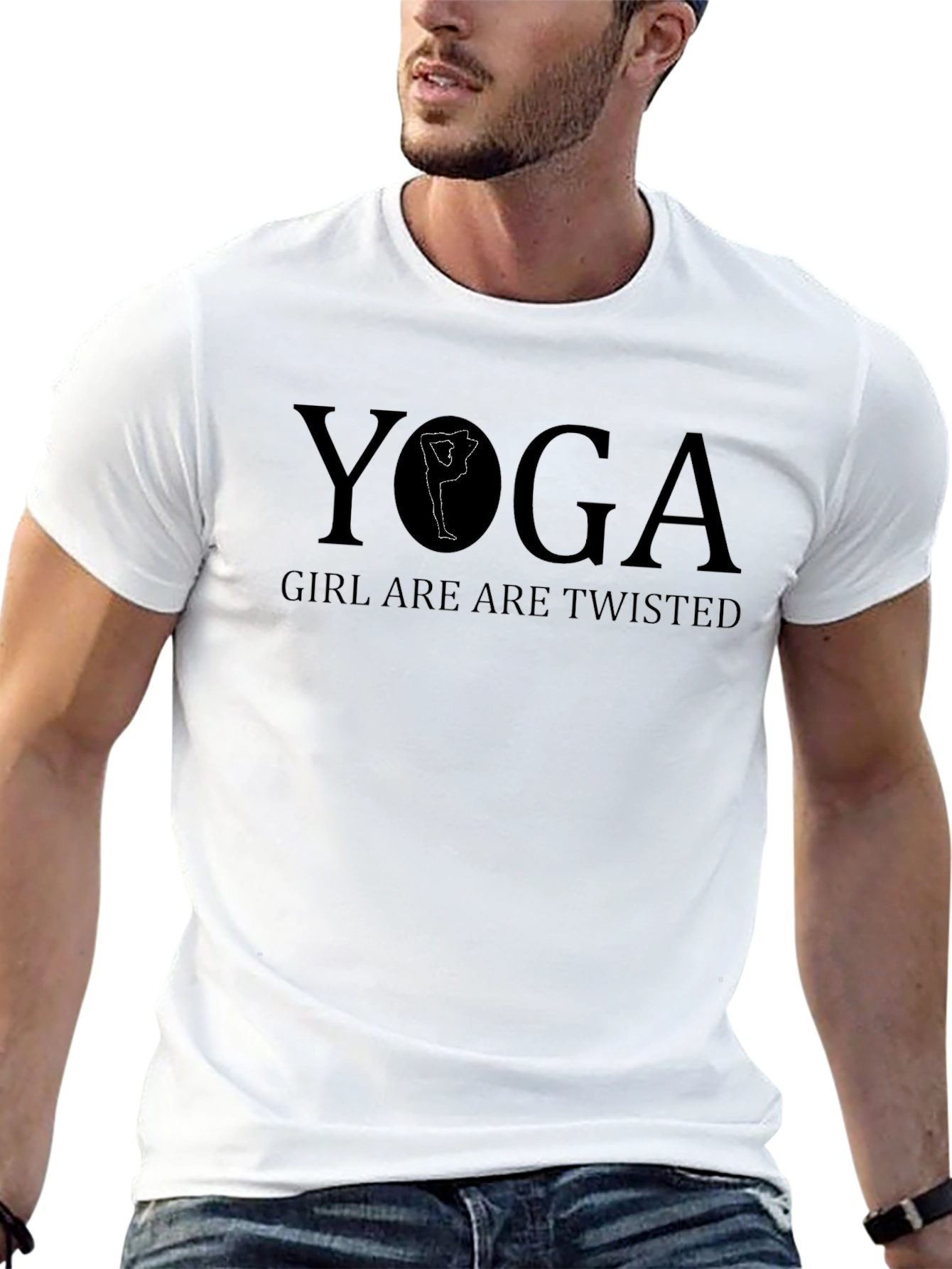 Yoga Girl Twisted T-Shirt | Soft Cotton Tee