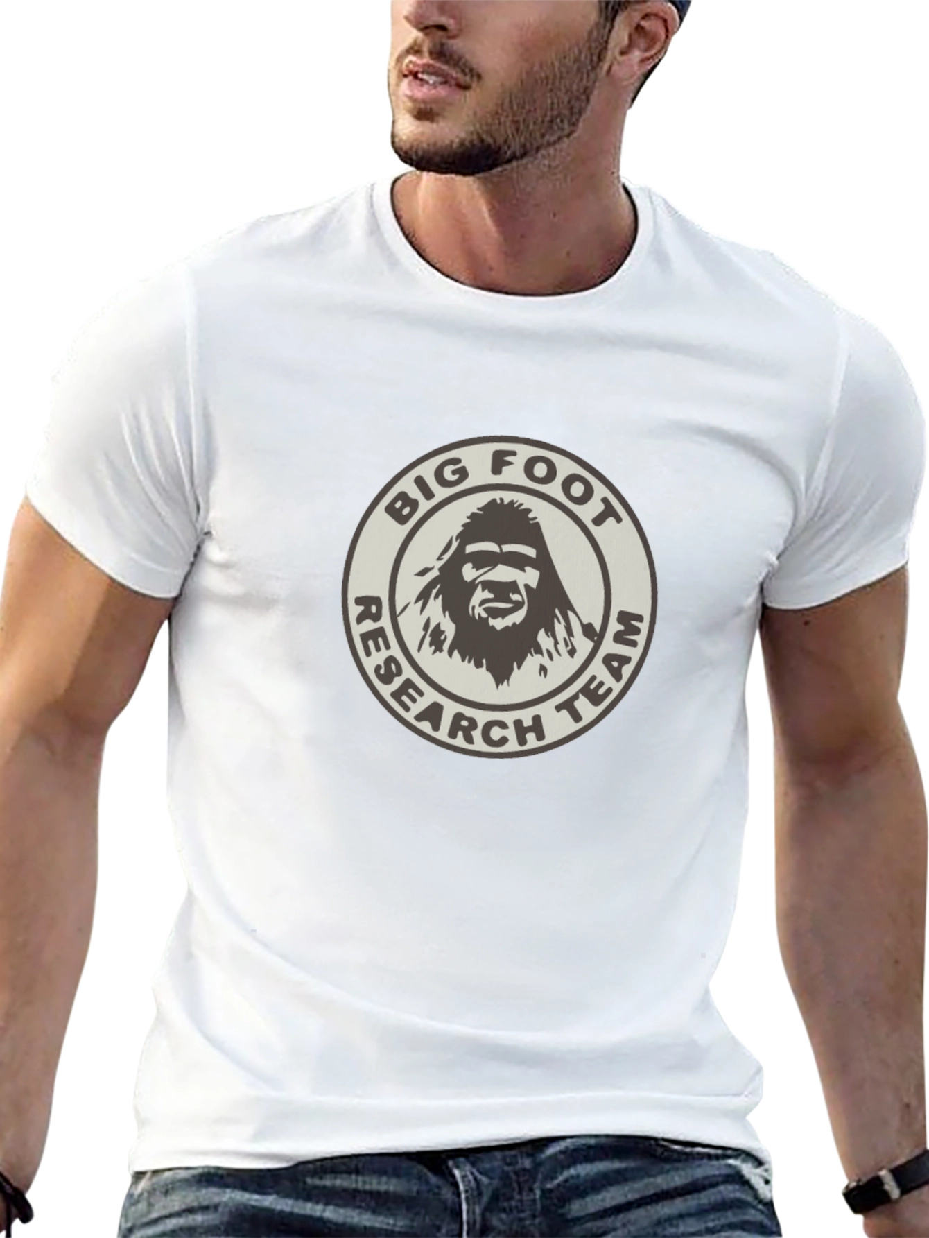 Bigfoot Research Team Graphic T-Shirt - Black
