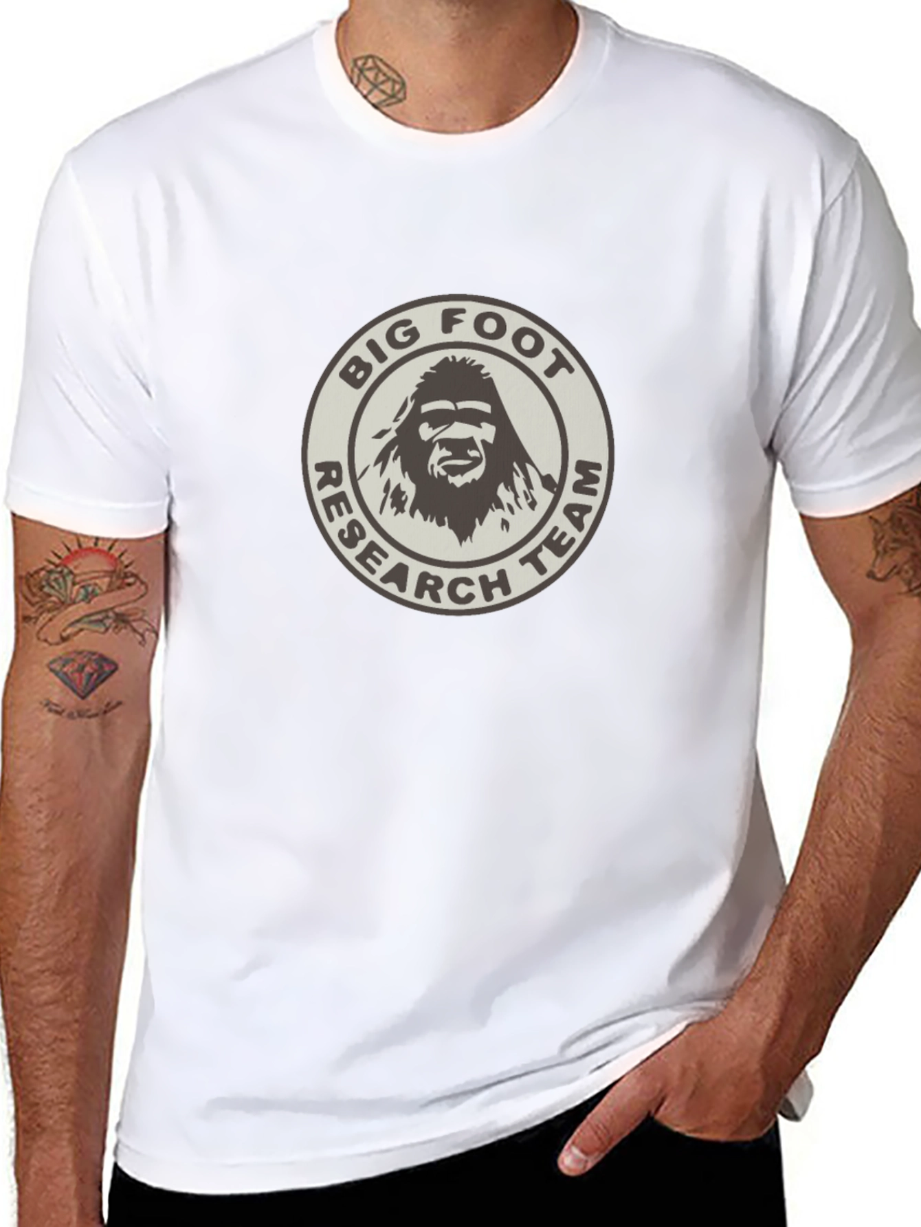Bigfoot Research Team Graphic T-Shirt - Black