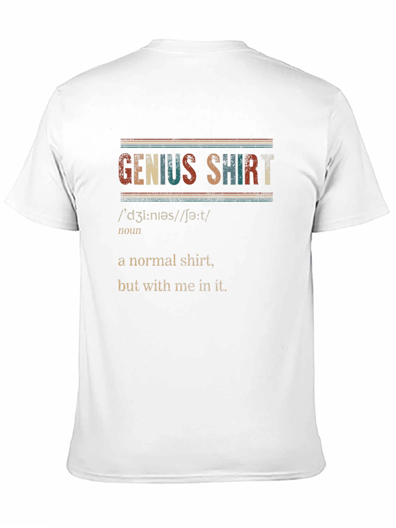 Genius Definition Graphic T-Shirt - Novelty Shirt