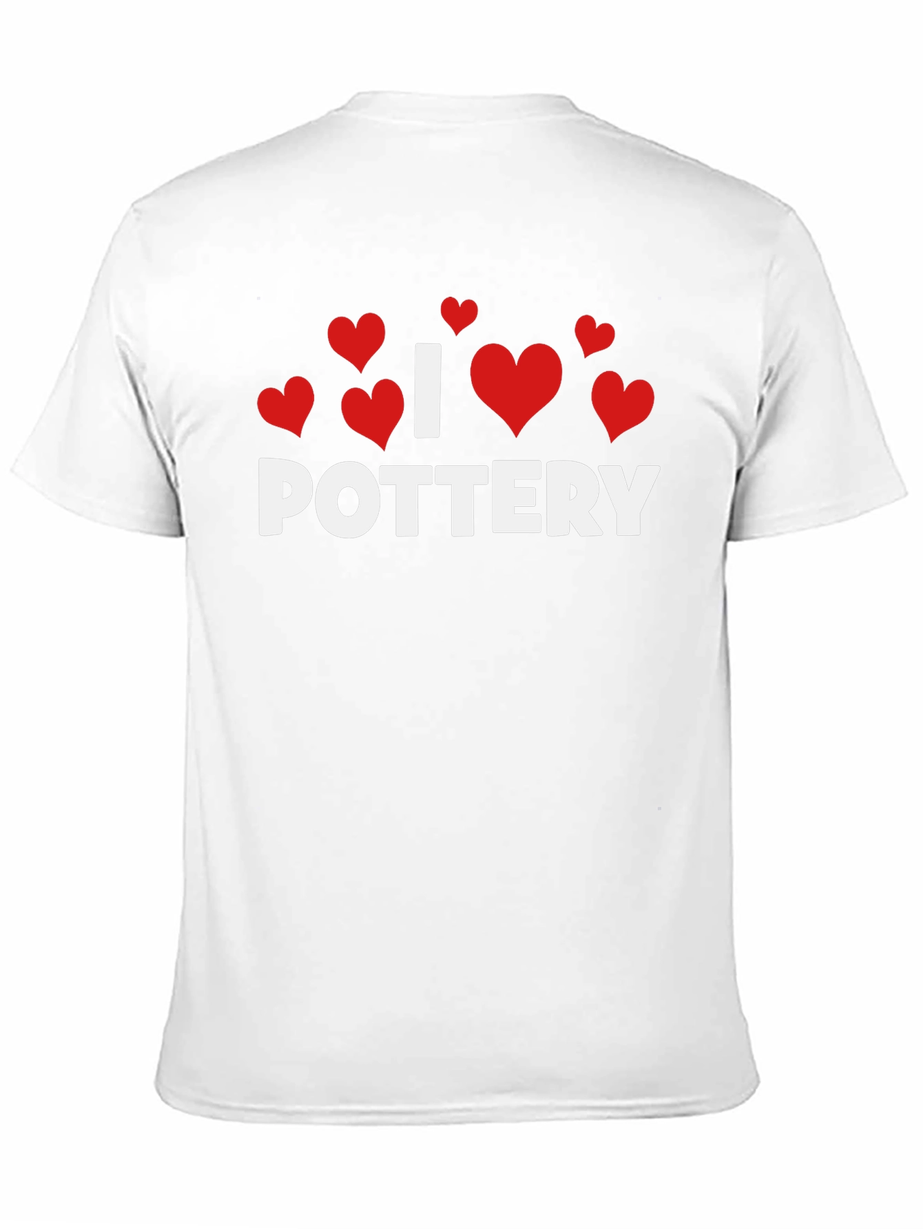 I Heart Pottery T-Shirt - Black Cotton Tee