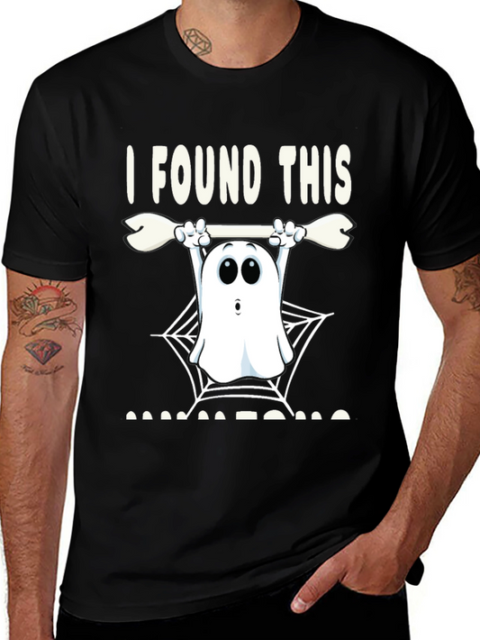 Funny Halloween Ghost T-Shirt - I Found This Humorous Tee