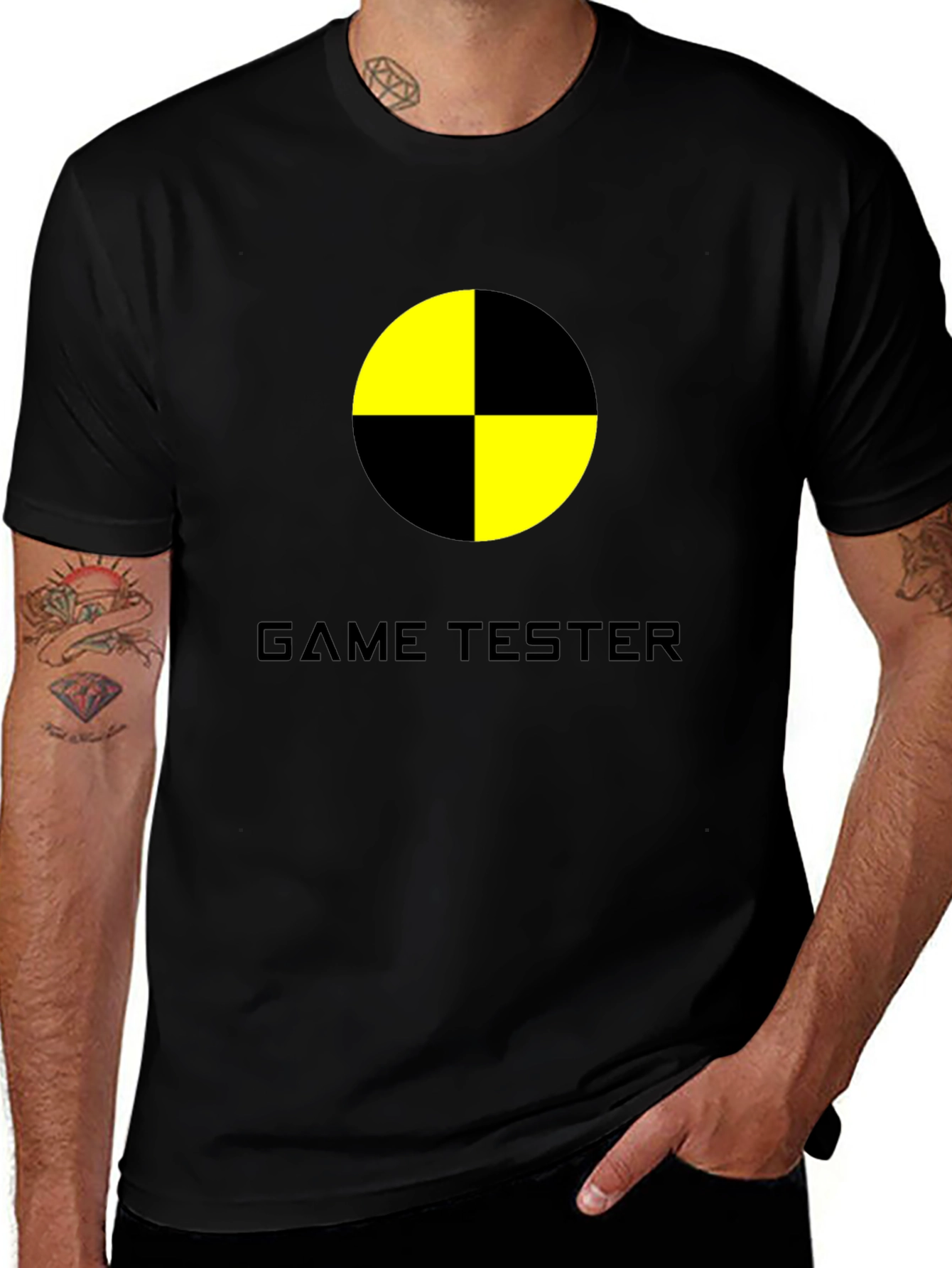 Game Tester Crew Neck T-Shirt
