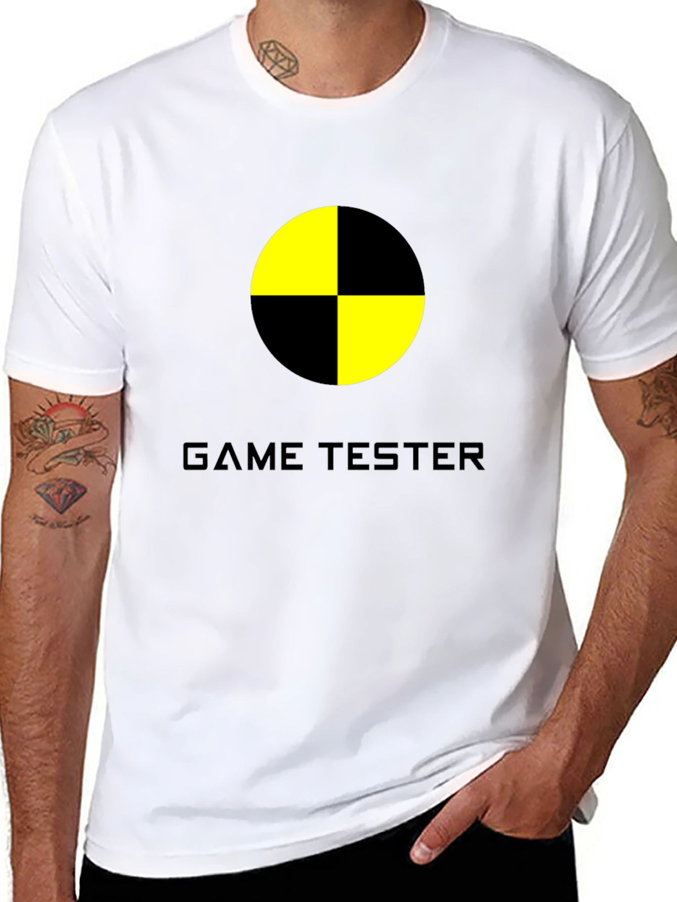 Game Tester Crew Neck T-Shirt