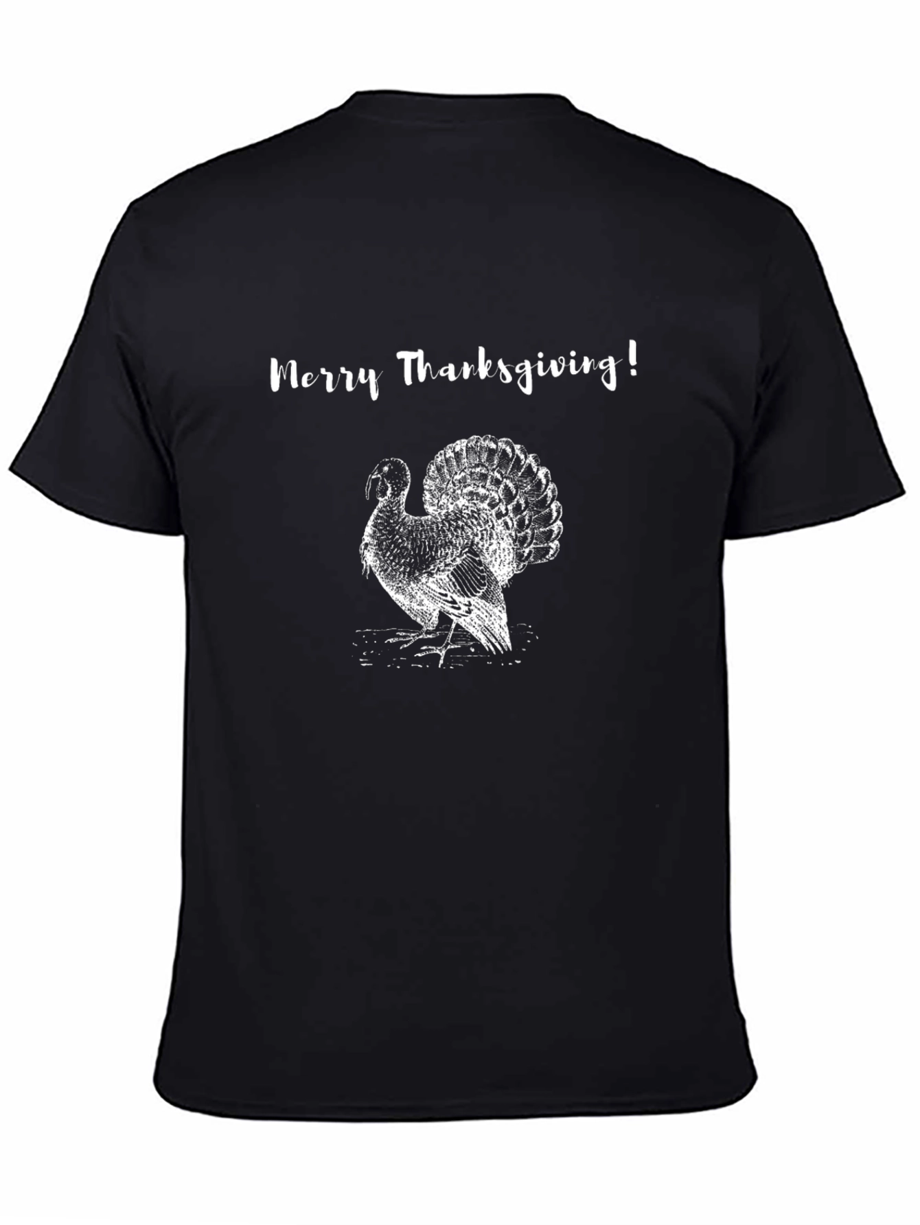 Merry Thanksgiving Turkey Graphic Tee