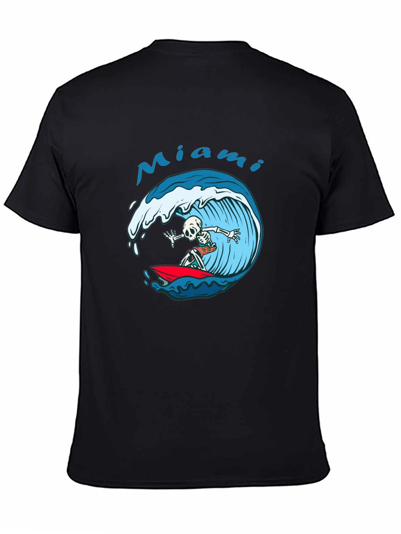 Miami Surf Skeleton T-Shirt