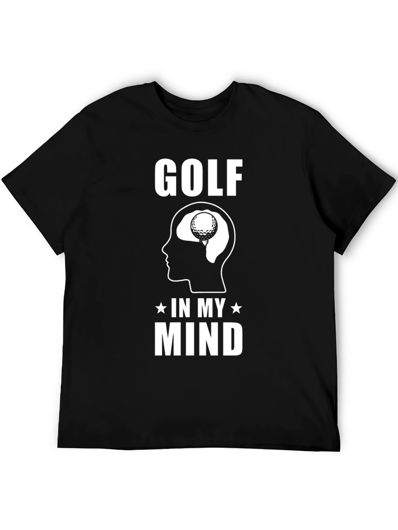Golf In My Mind T-Shirt Funny Golfer Tee