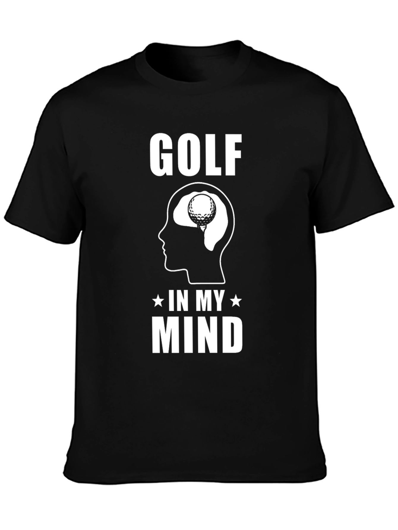 Golf In My Mind T-Shirt Funny Golfer Tee