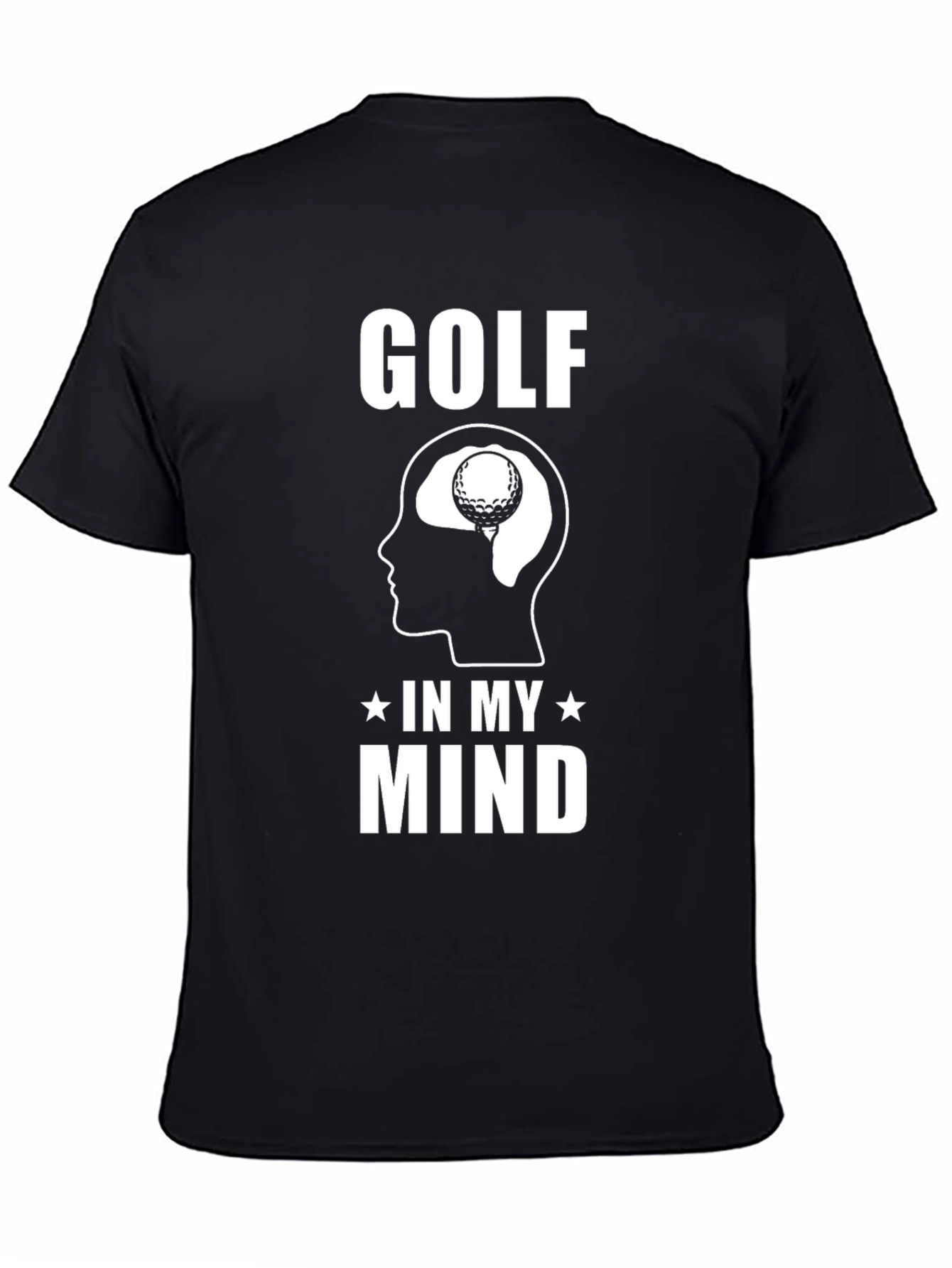 Golf In My Mind T-Shirt Funny Golfer Tee