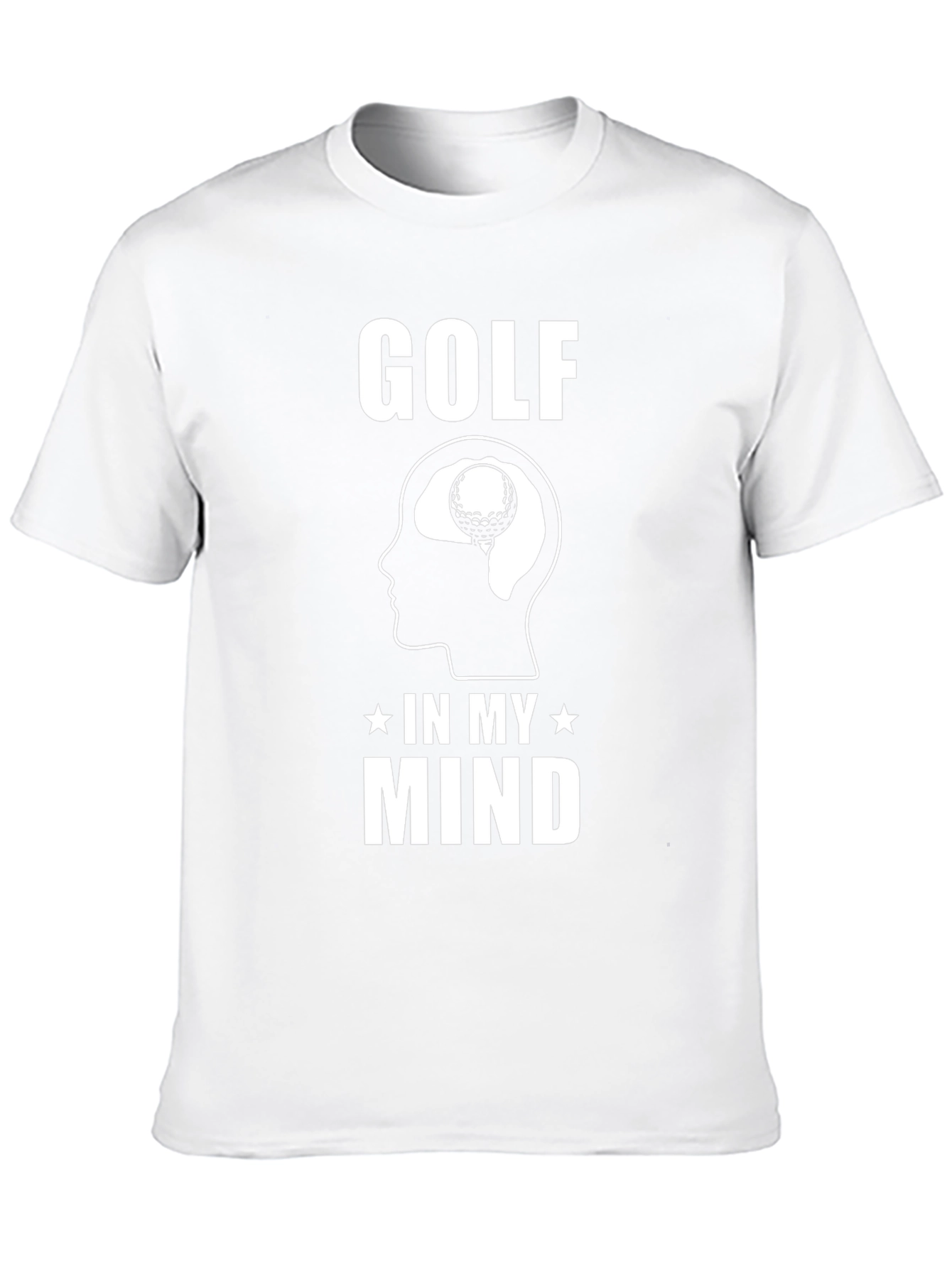 Golf In My Mind T-Shirt Funny Golfer Tee