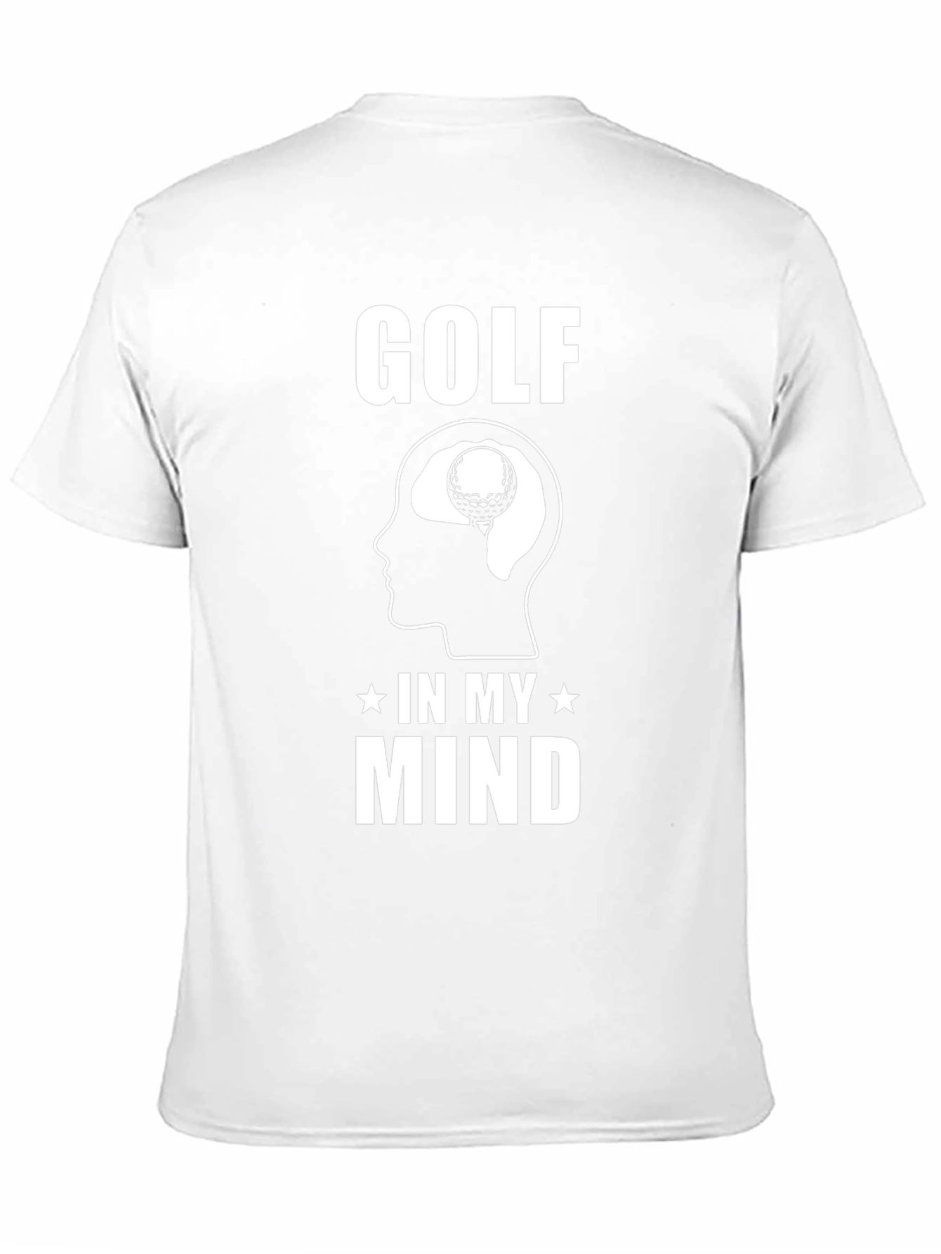 Golf In My Mind T-Shirt Funny Golfer Tee