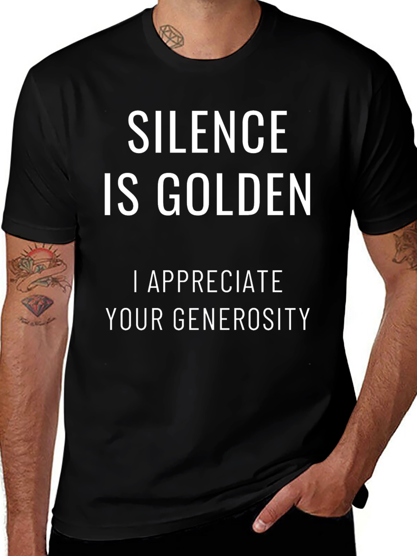 Silence is Golden Graphic Tee