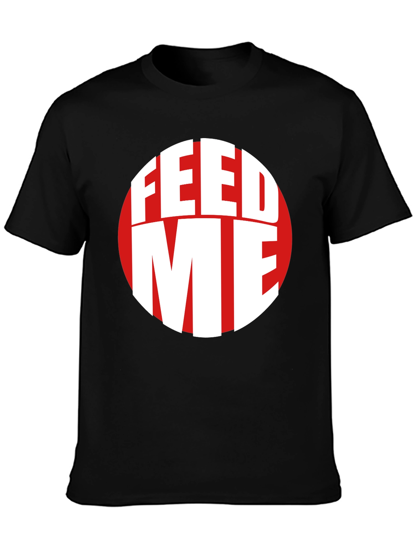 Feed Me Graphic Tee - Trendy Circle Design