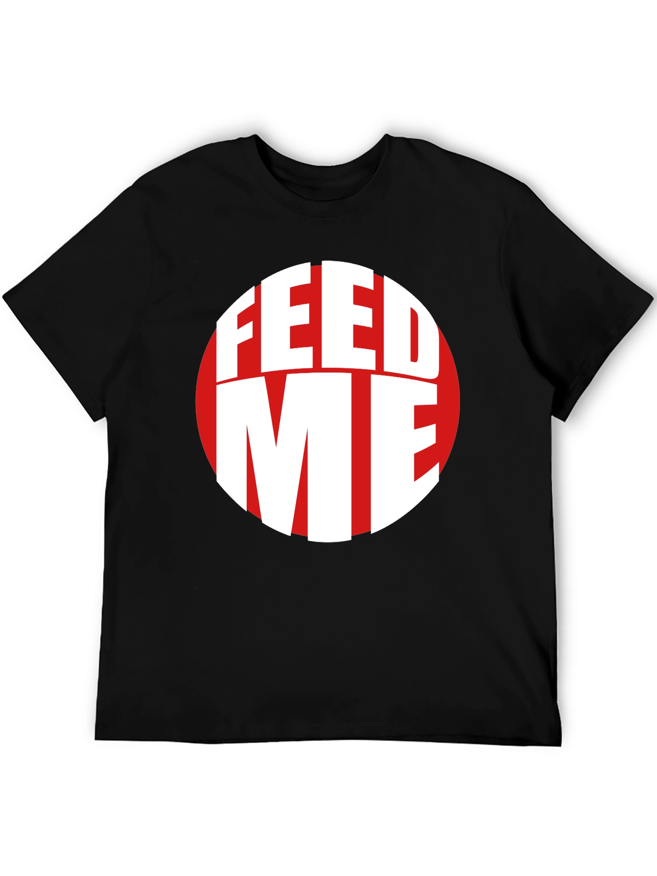 Feed Me Graphic Tee - Trendy Circle Design