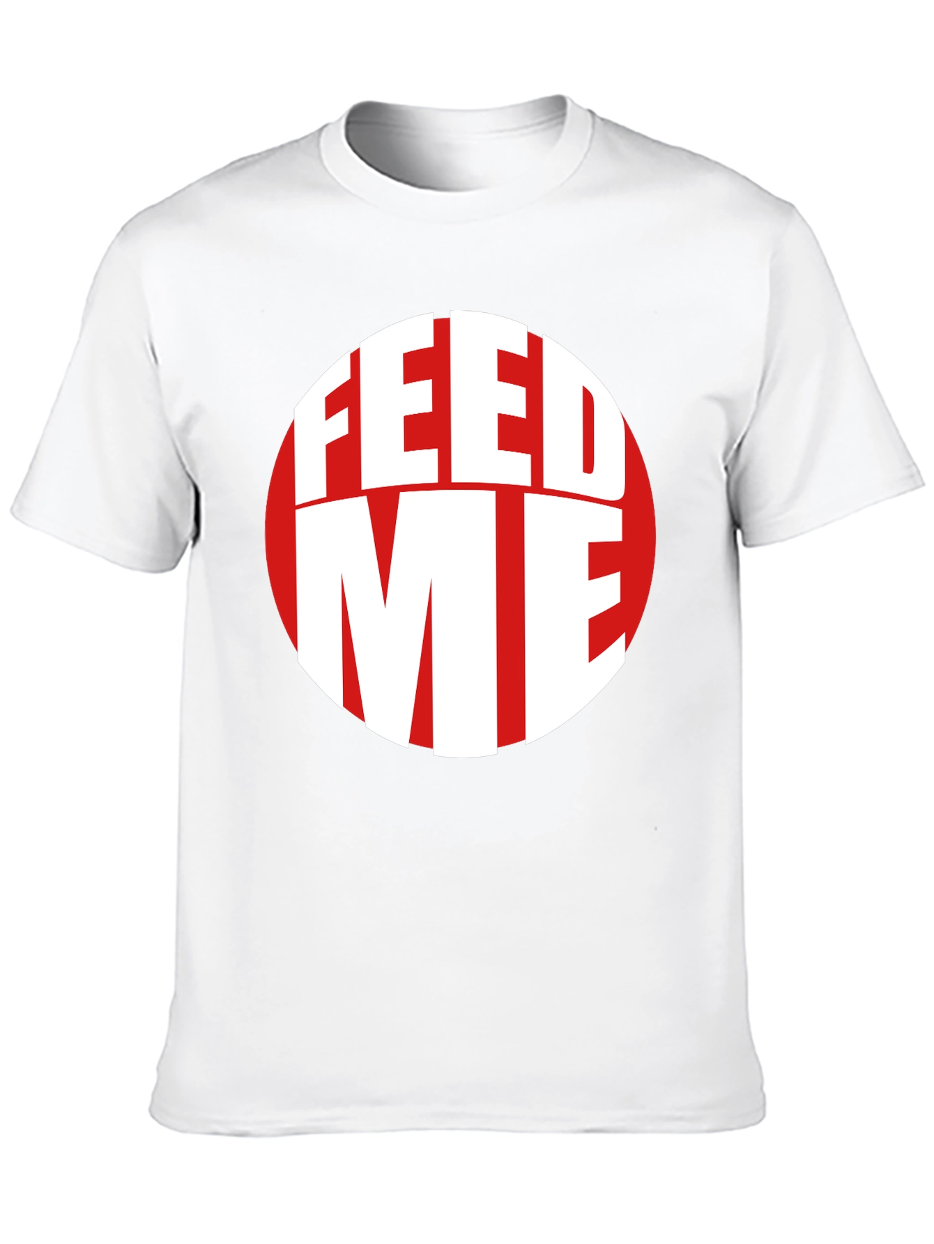 Feed Me Graphic Tee - Trendy Circle Design