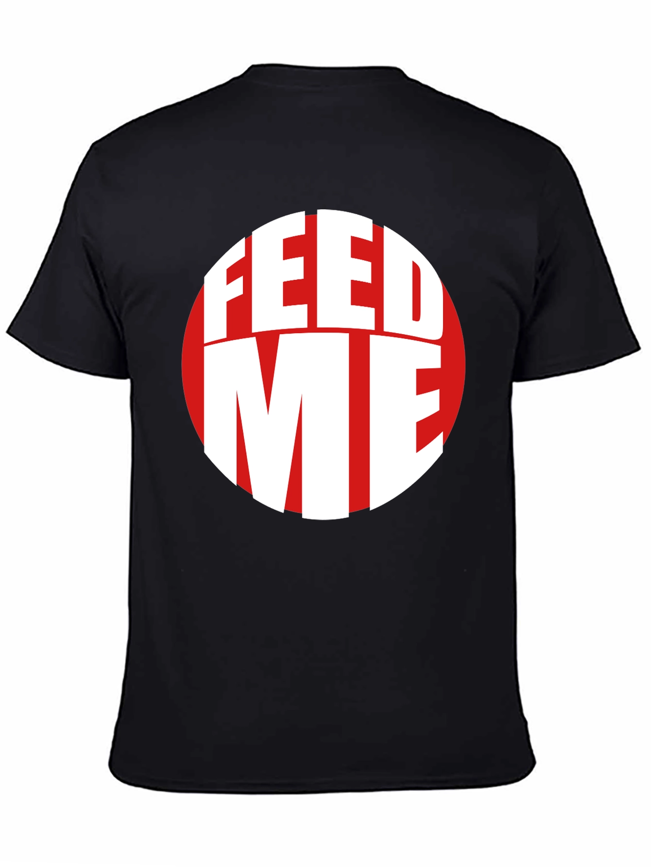 Feed Me Graphic Tee - Trendy Circle Design