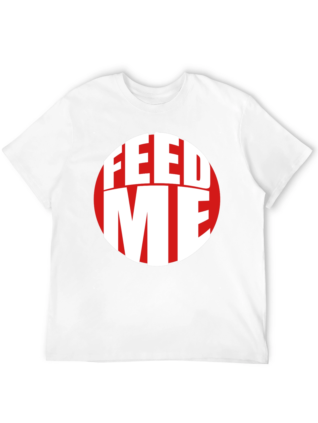 Feed Me Graphic Tee - Trendy Circle Design