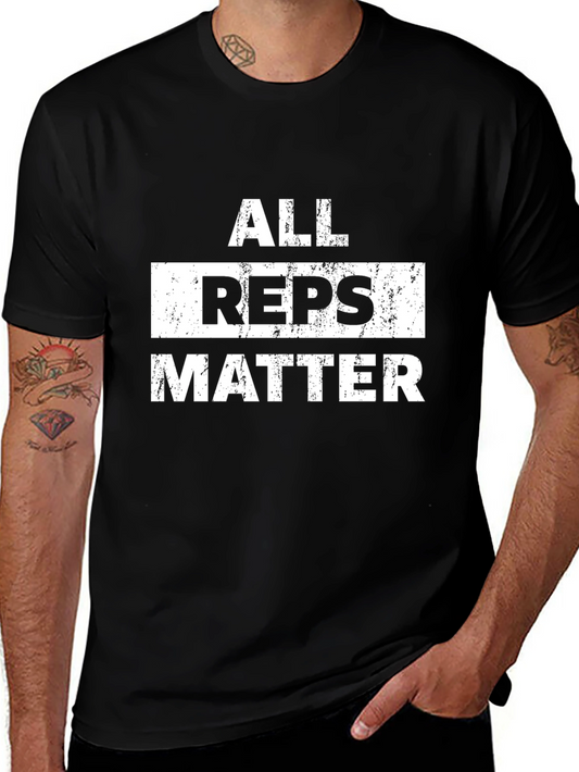 All Reps Matter Black Graphic Tee
