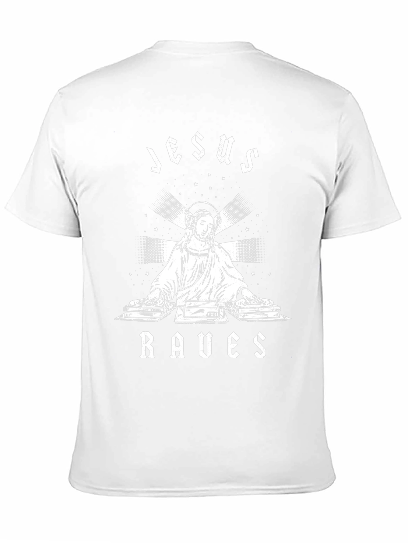 Jesus Raves T-Shirt - Funny EDM Rave Party Tee
