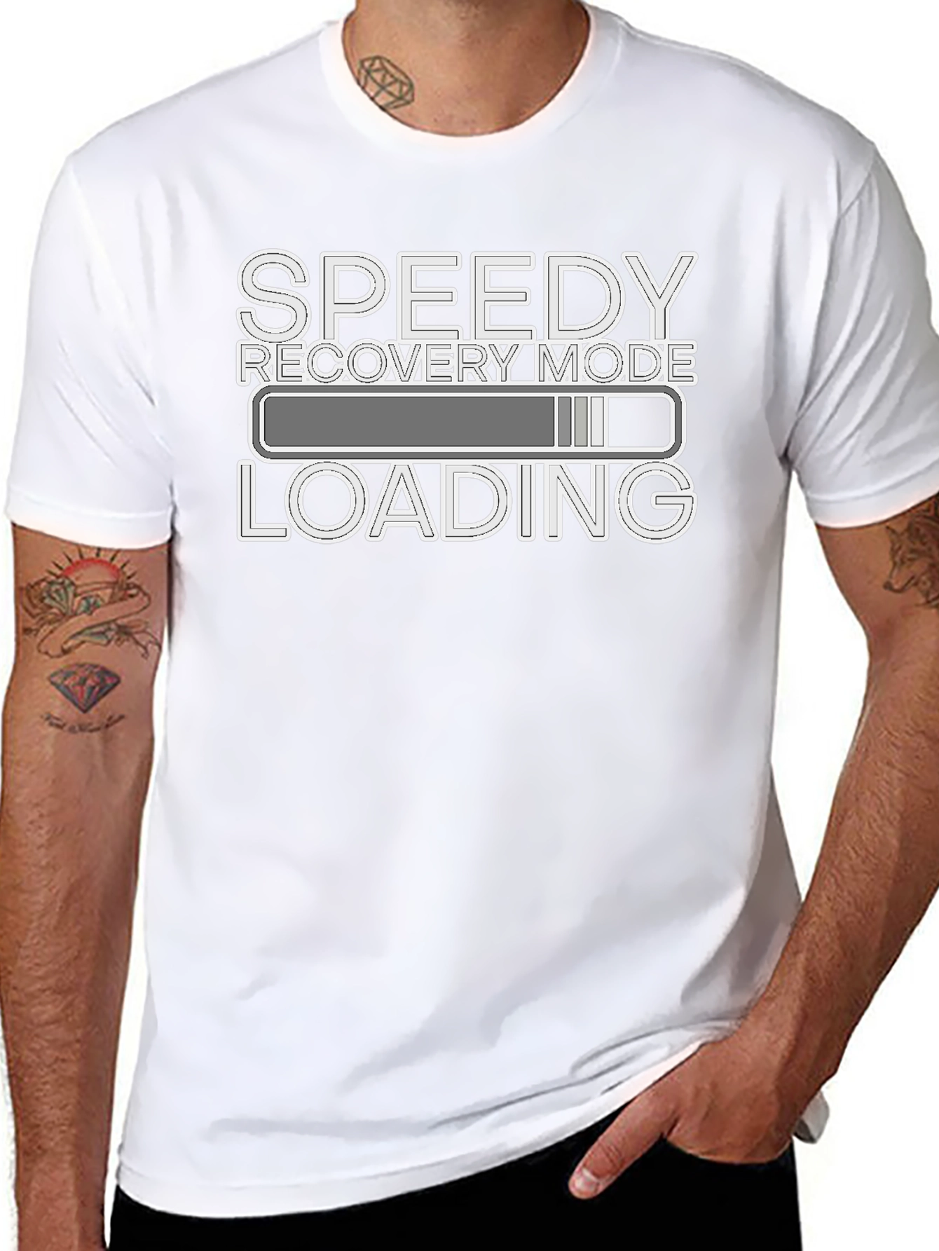 Speedy Recovery Mode Loading Graphic Tee