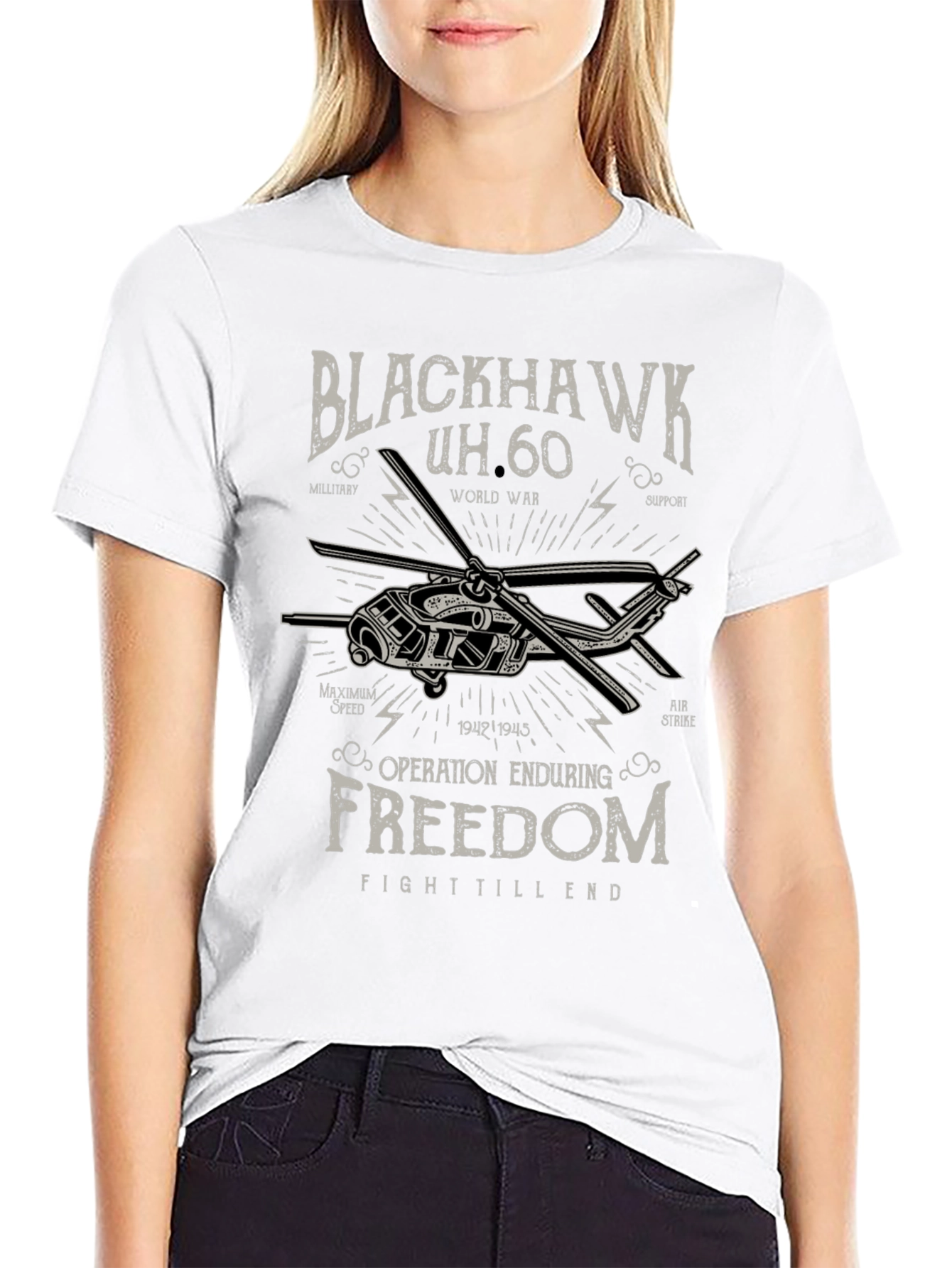 Blackhawk UH-60 Operation Enduring Freedom Graphic T-Shirt