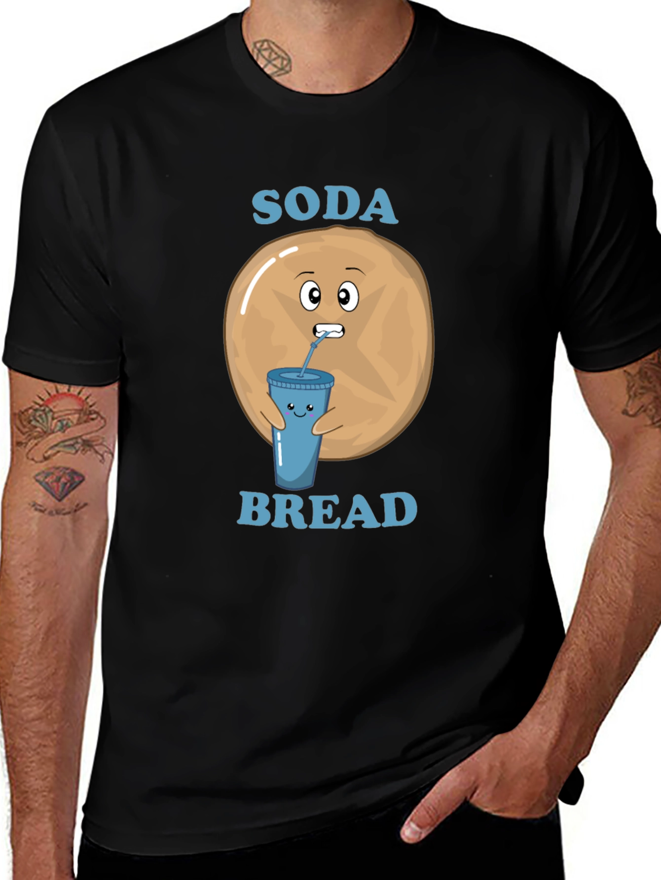 Soda Bread Funny Graphic T-Shirt
