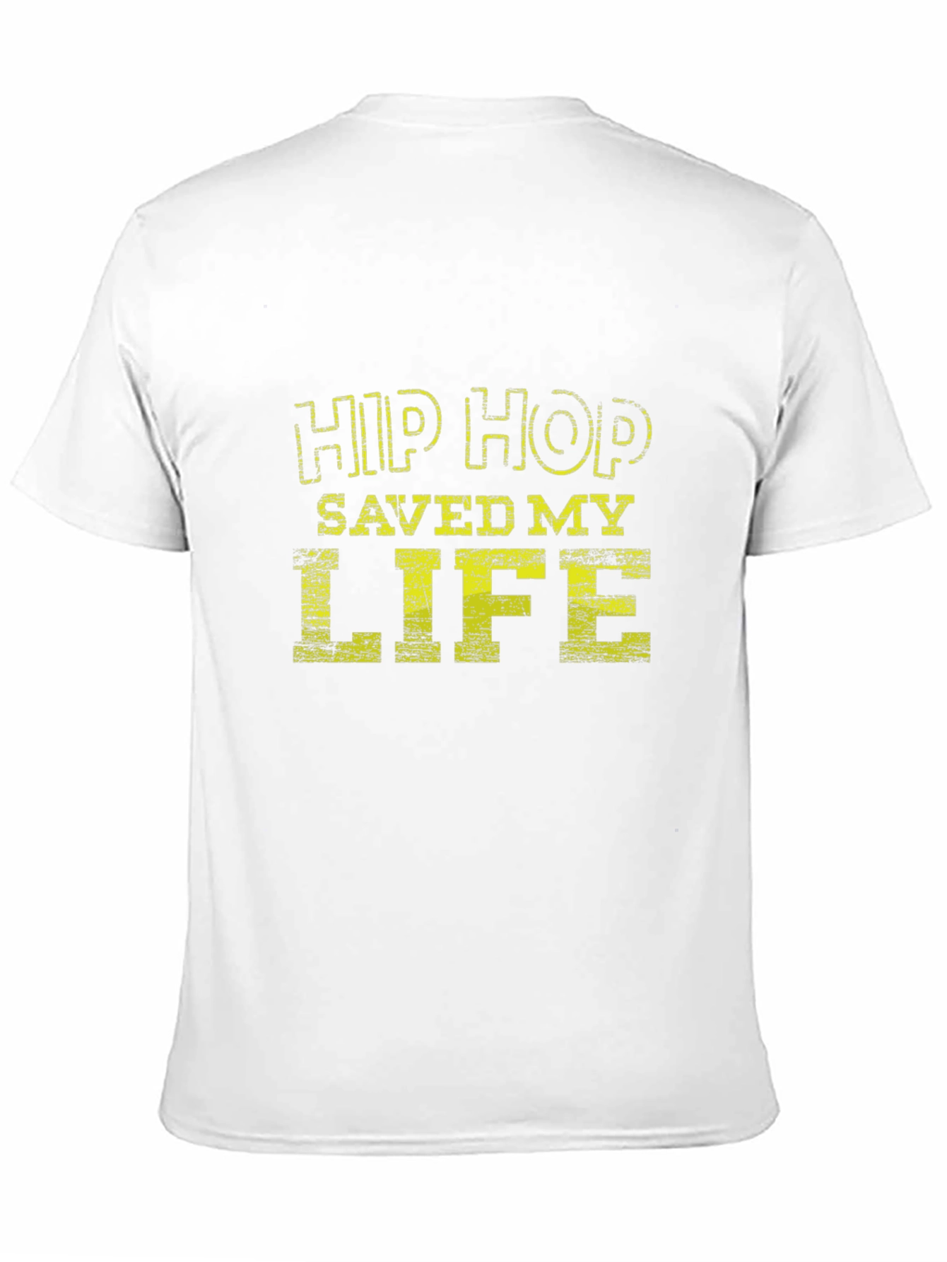 Hip Hop Saved My Life Black T-Shirt