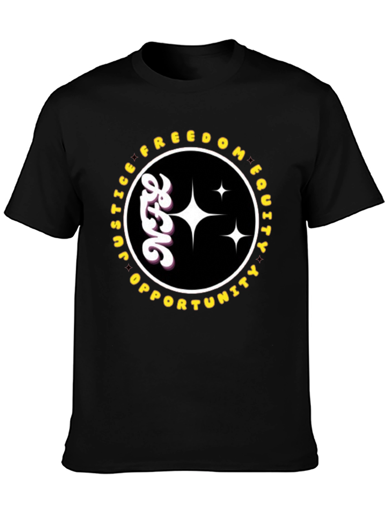 Justice Freedom Equality Opportunity Graphic T-Shirt
