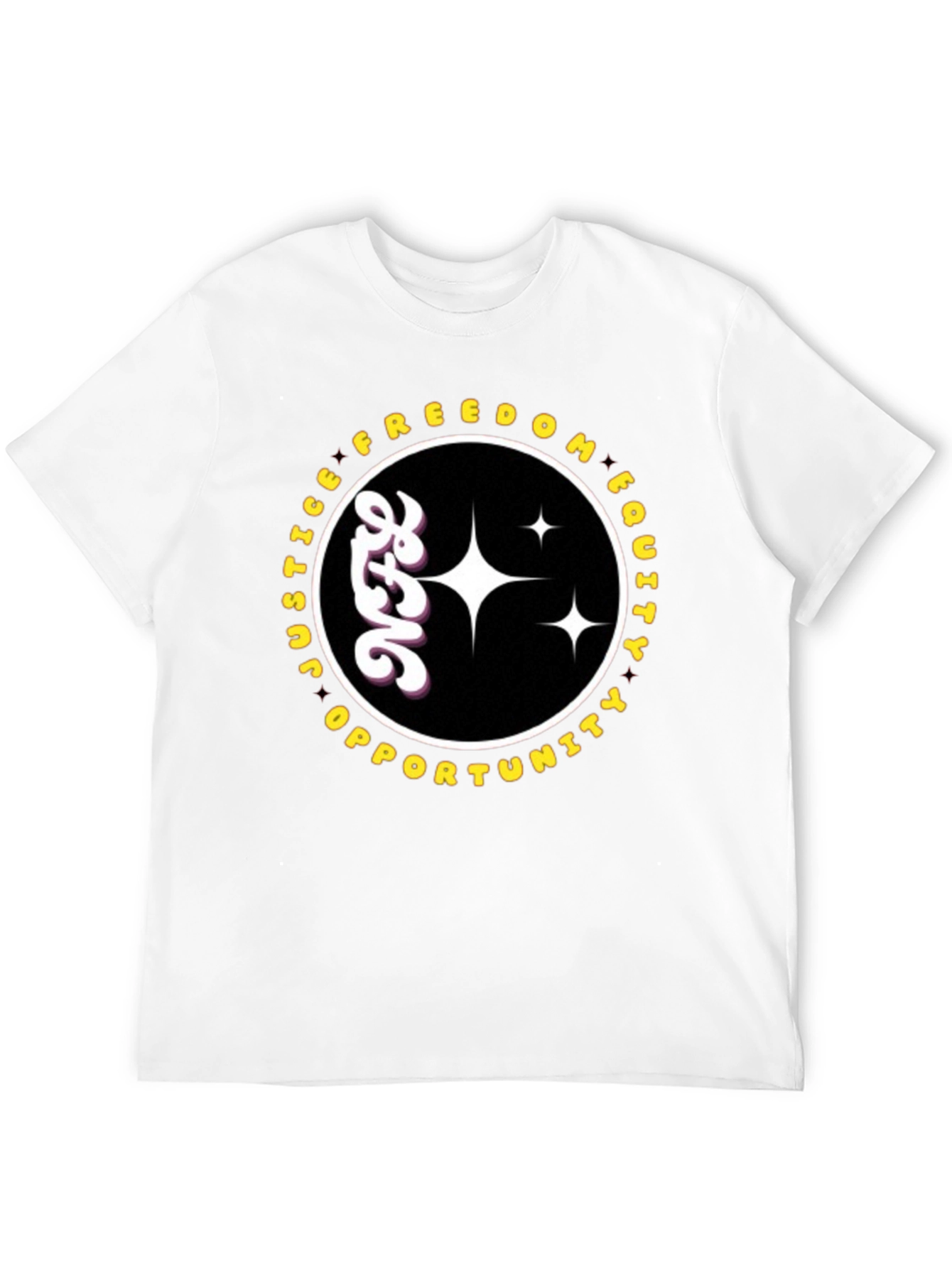 Justice Freedom Equality Opportunity Graphic T-Shirt