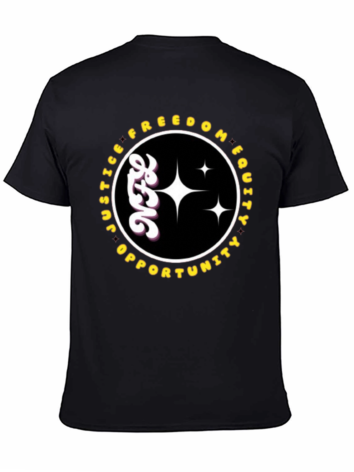 Justice Freedom Equality Opportunity Graphic T-Shirt