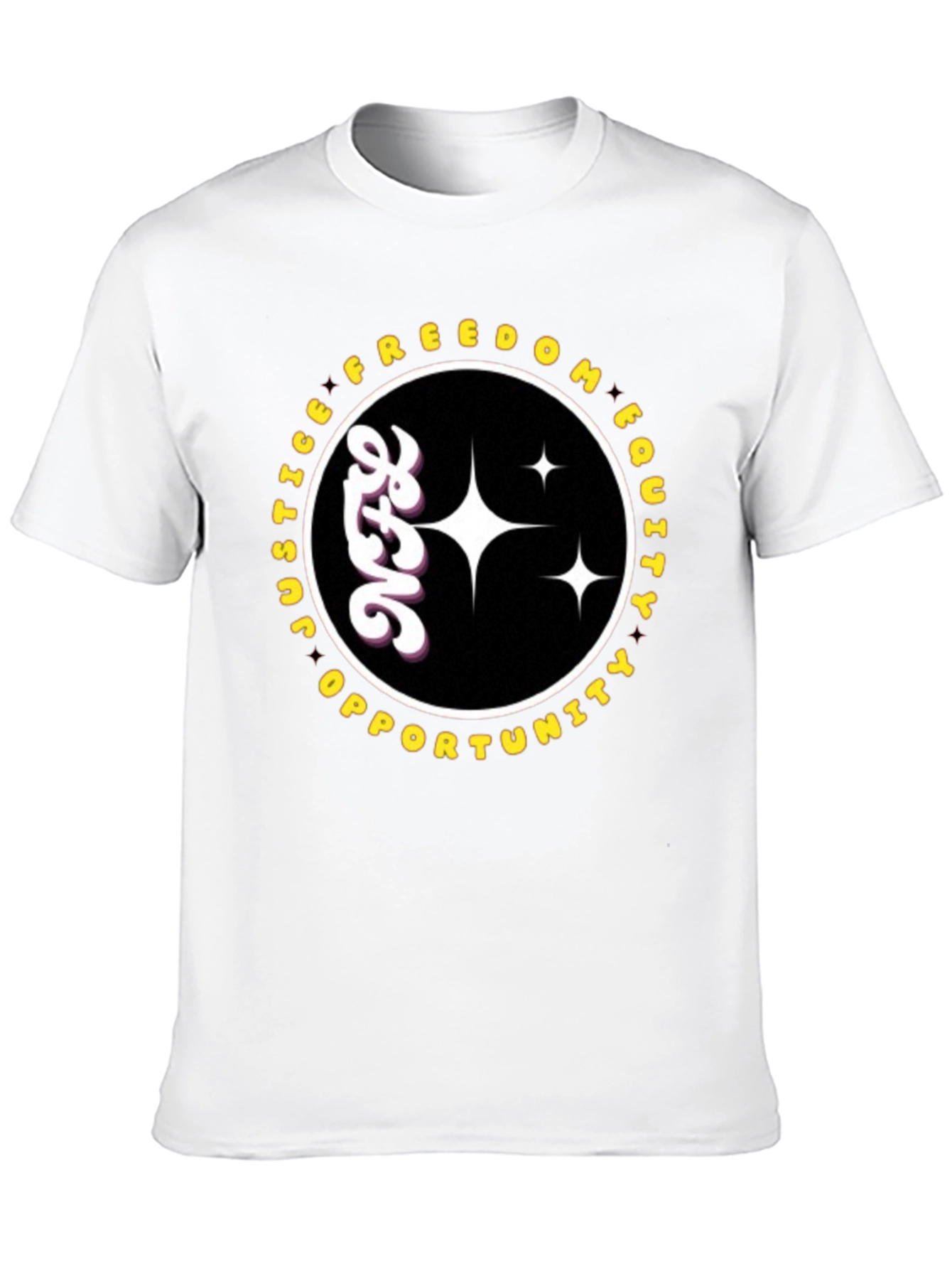 Justice Freedom Equality Opportunity Graphic T-Shirt