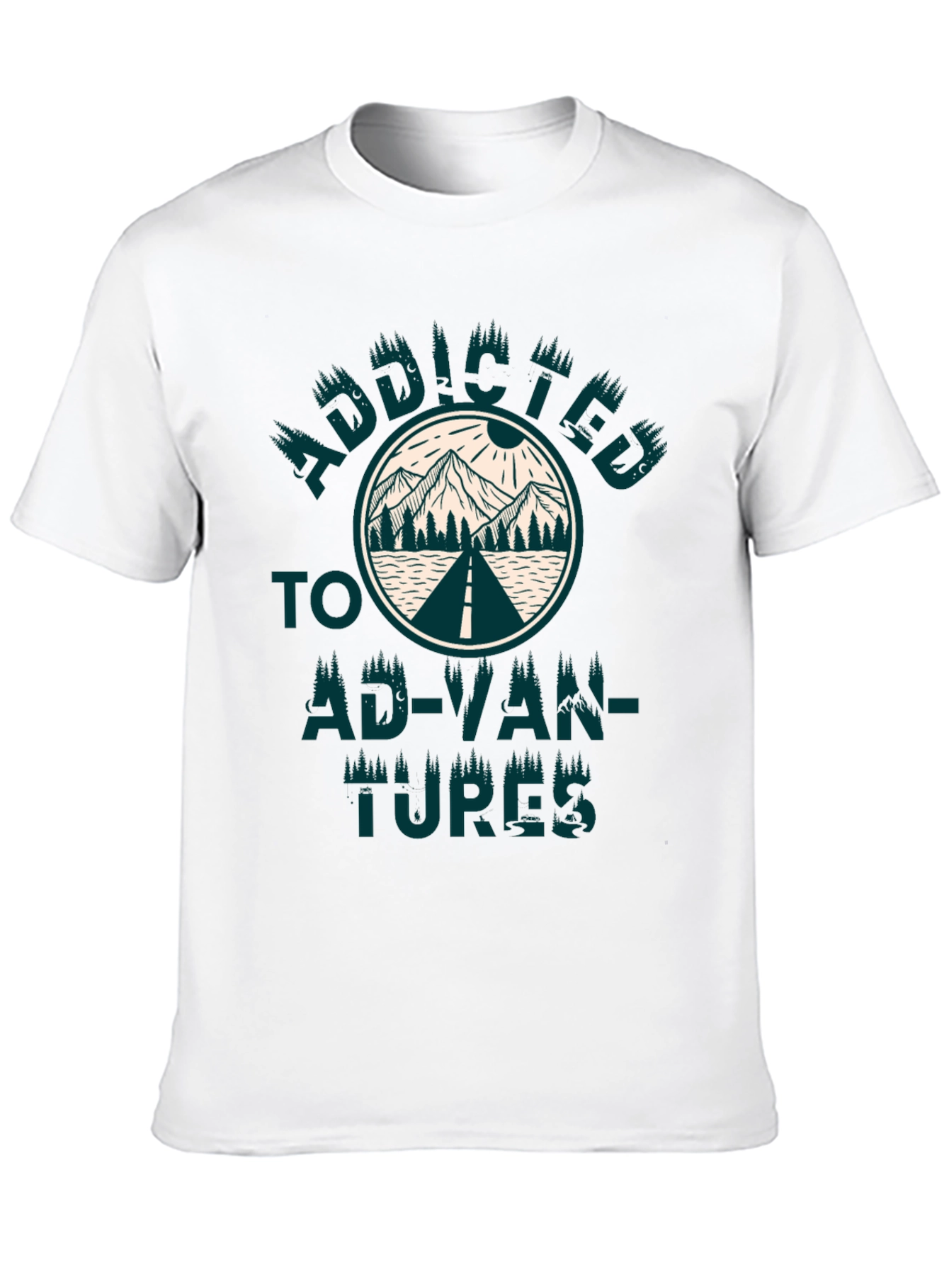 Addicted to Adventures Graphic T-Shirt