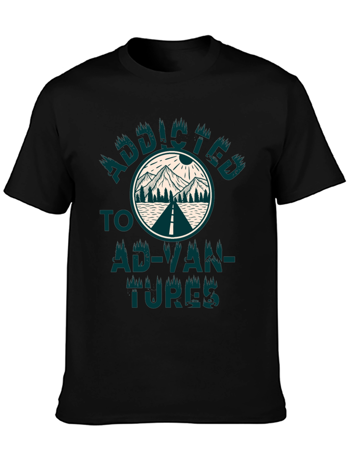 Addicted to Adventures Graphic T-Shirt