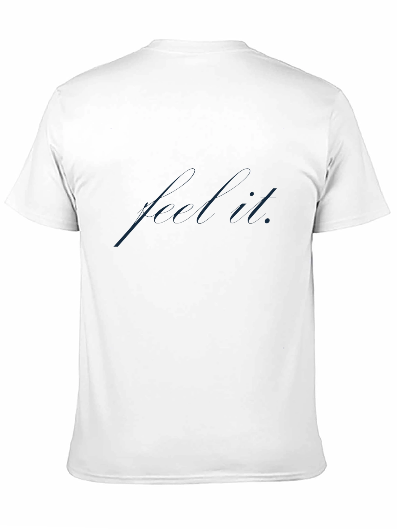 Feel It Tee - Stylish Black Cotton T-Shirt