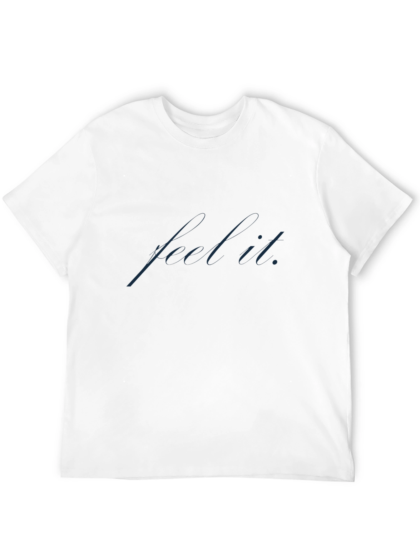 Feel It Tee - Stylish Black Cotton T-Shirt