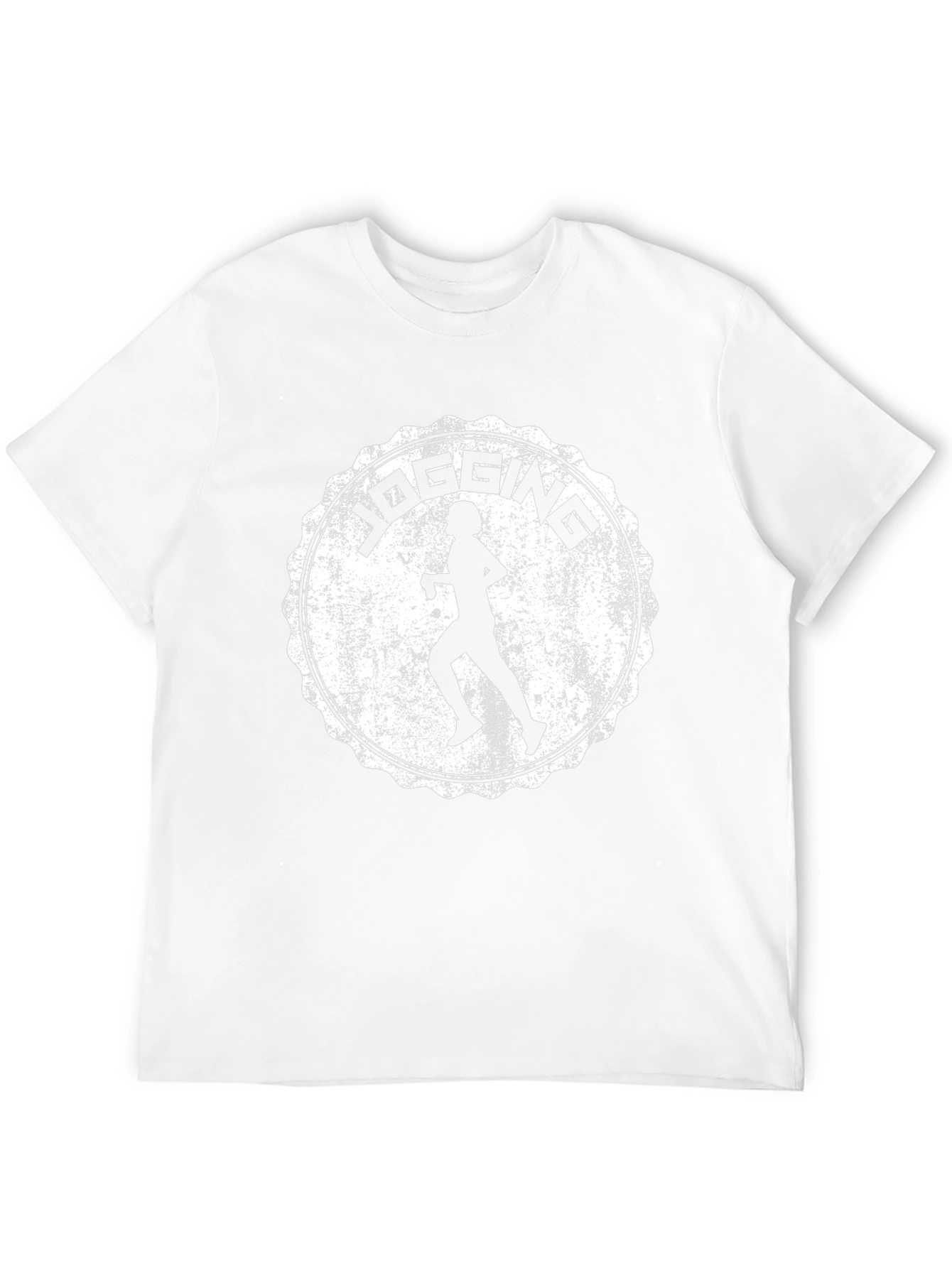 Jogging Graphic T-Shirt - Mens Black Tee
