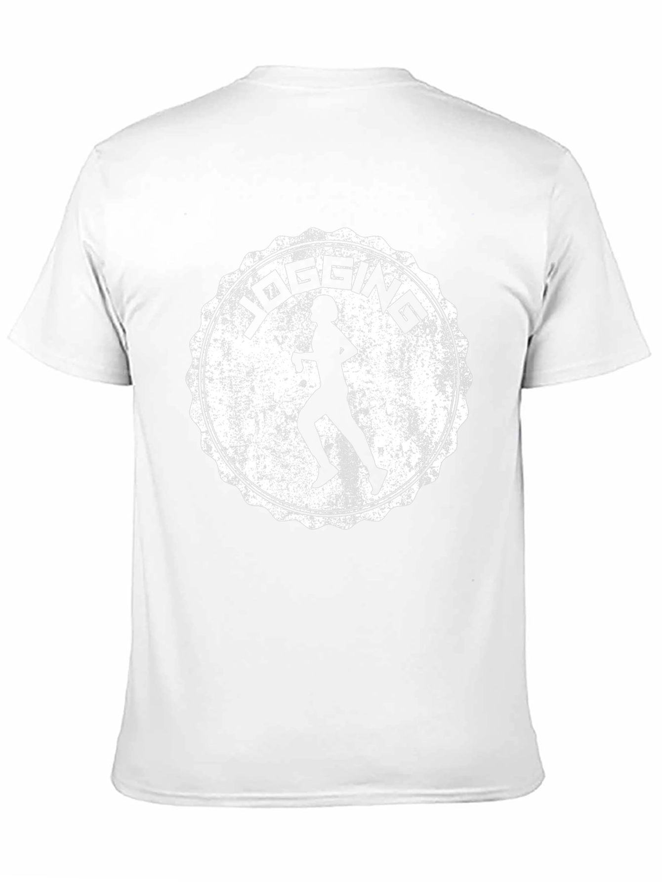 Jogging Graphic T-Shirt - Mens Black Tee