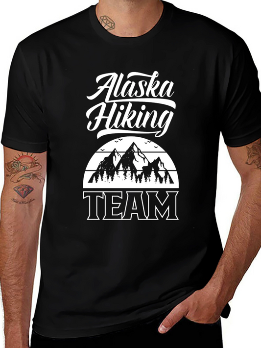 Alaska Hiking Team Black T-Shirt