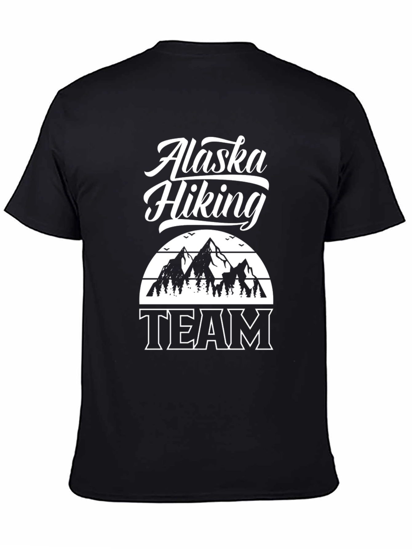 Alaska Hiking Team Black T-Shirt
