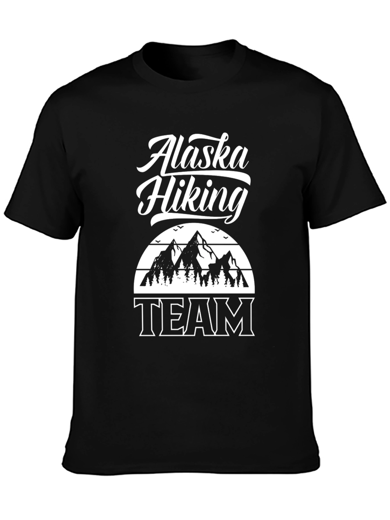 Alaska Hiking Team Black T-Shirt